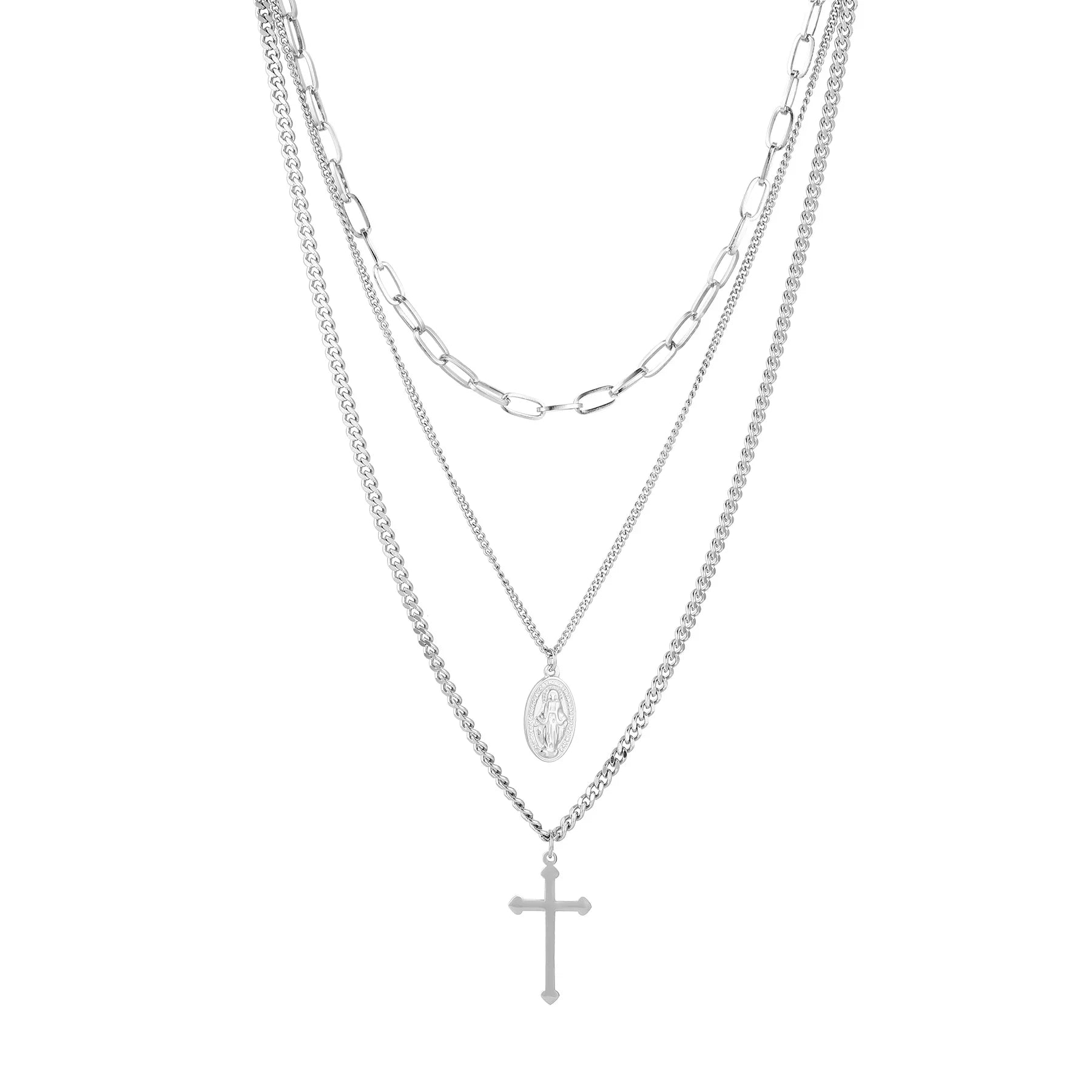 Halskette "Believe and Faith", silber