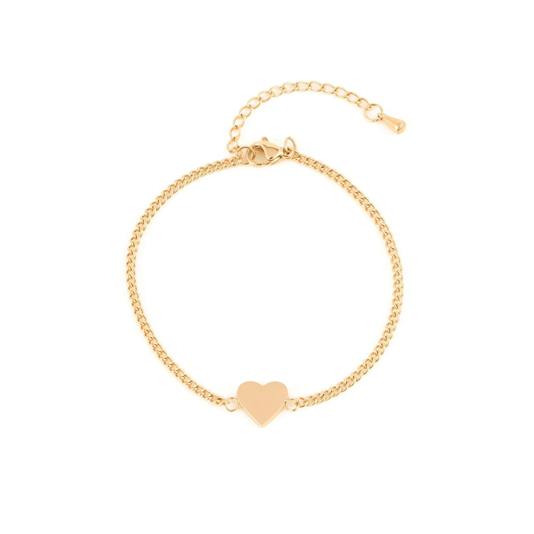Armband "Herz", vergoldet