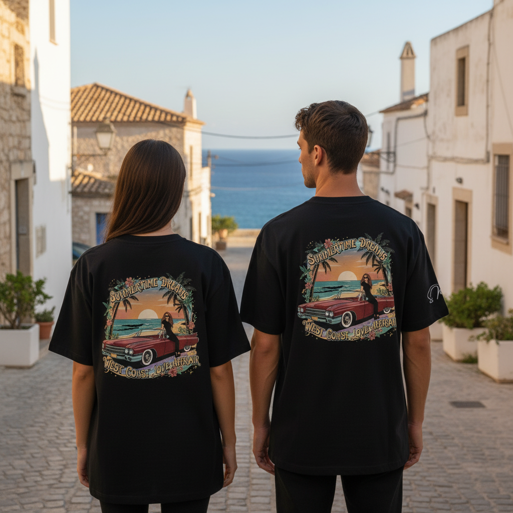 Oversized Streetwear T-Shirt – Premium Baumwolle – Front- oder Backprint