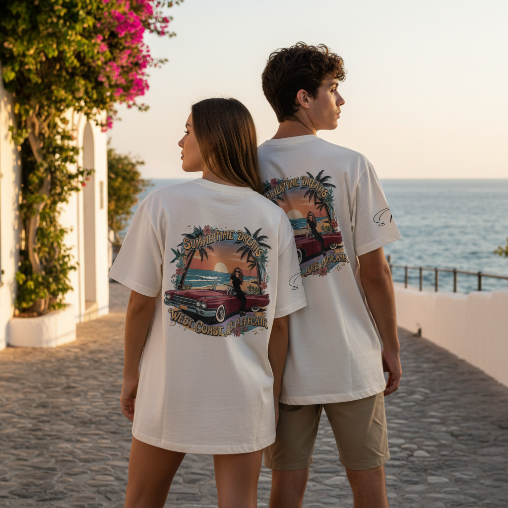 Oversized Streetwear T-Shirt – Premium Baumwolle – Front- oder Backprint