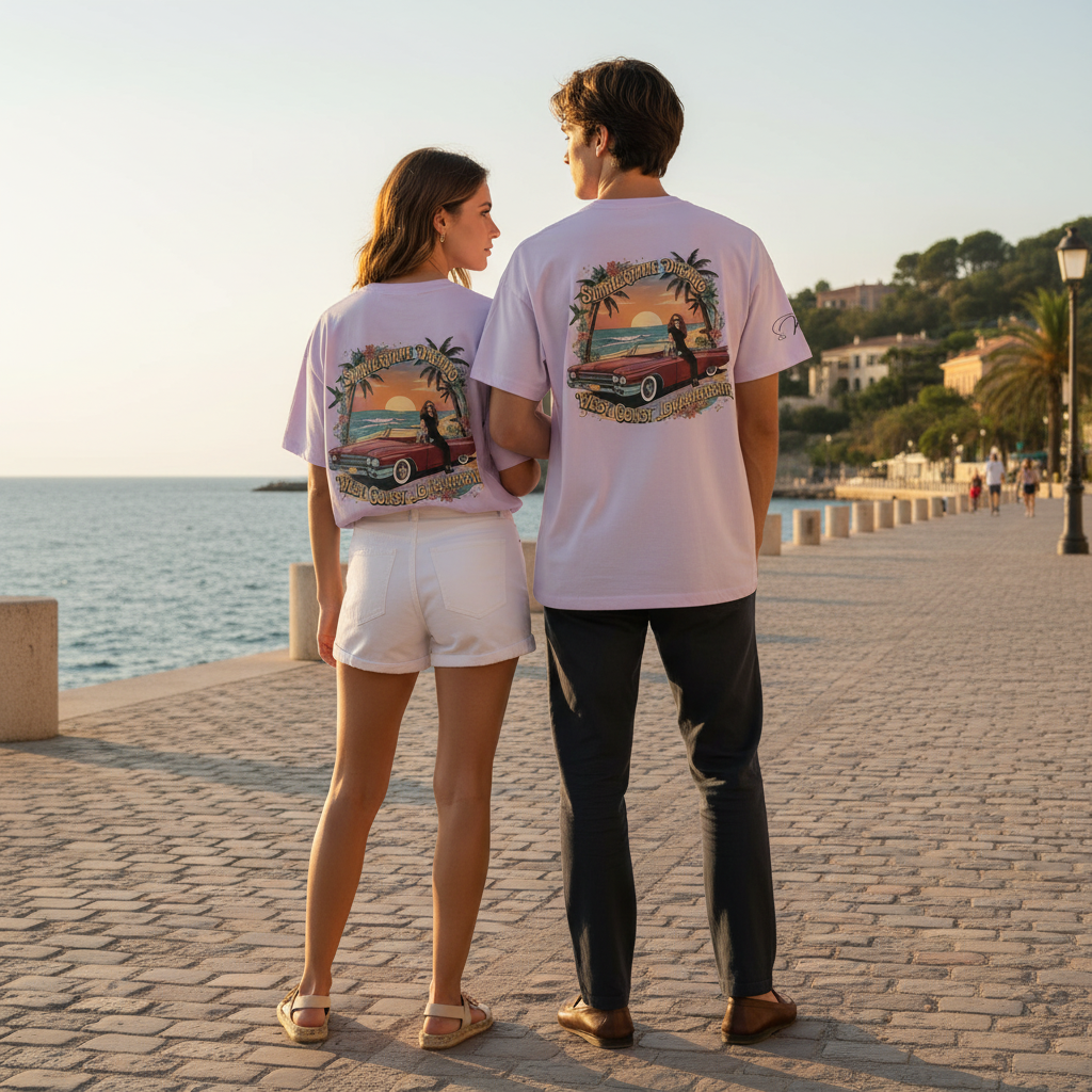 Oversized Streetwear T-Shirt – Premium Baumwolle – Front- oder Backprint