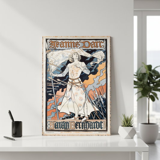 Poster „Jeanne d'Arc“ – Sarah Bernhardt (Grasset, 1889)