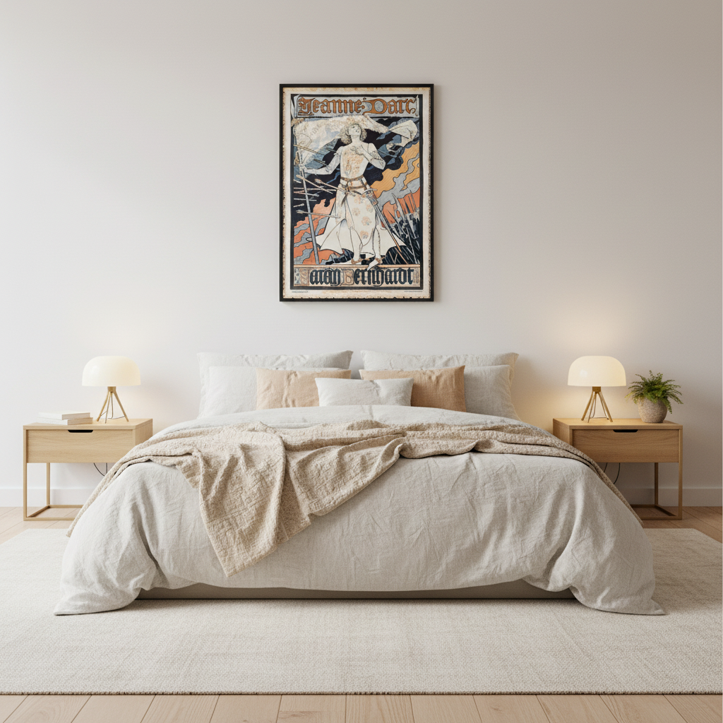 Poster „Jeanne d'Arc“ – Sarah Bernhardt (Grasset, 1889)