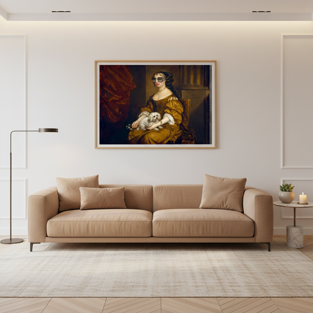 Poster „Duchess of Cleveland“ – Anachronistisches Porträt als It-Girl (1640–1709)