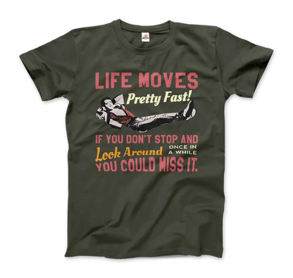 T-Shirt Ferris Bueller's Day Off Life Moves Pretty Fast