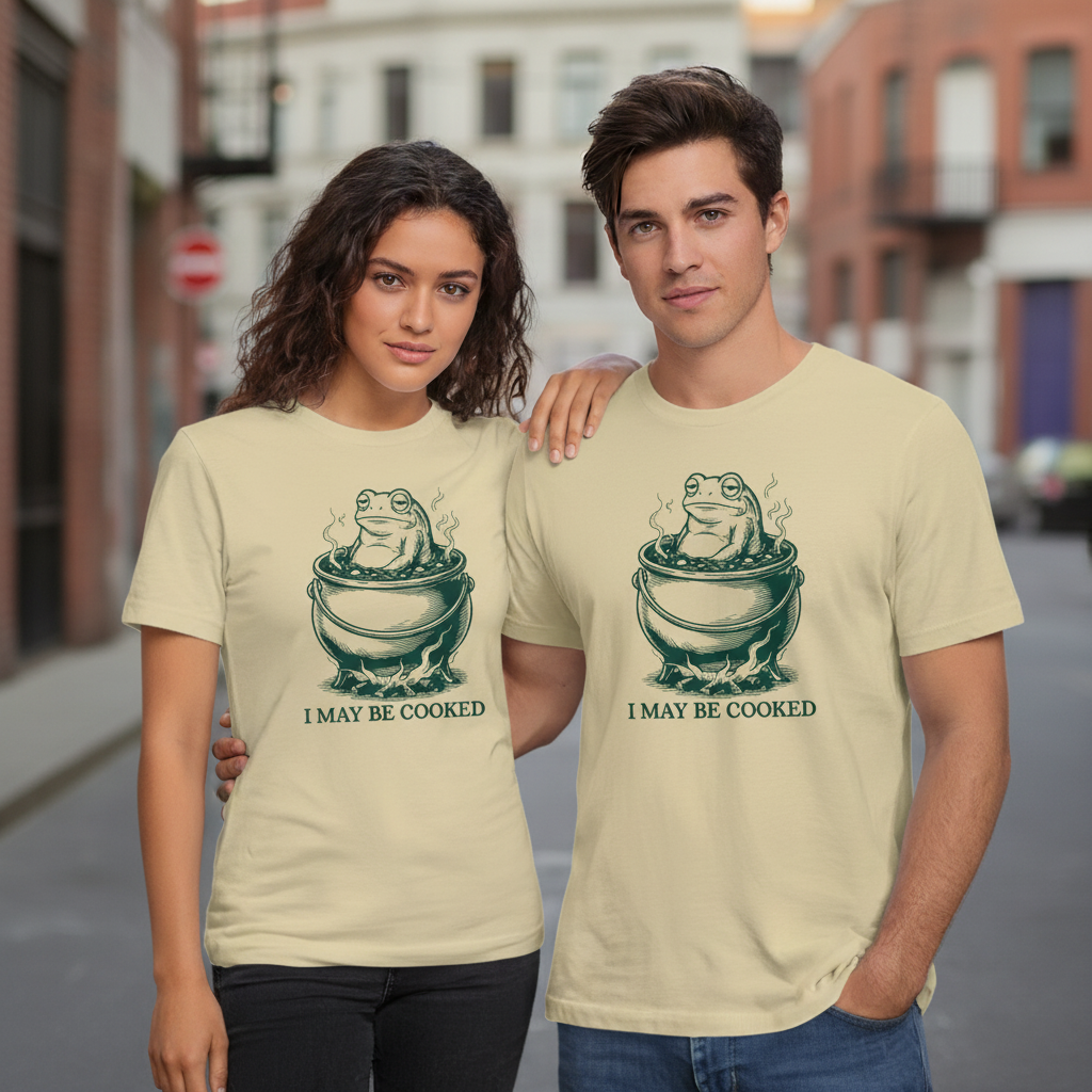 Sarkastisches Frosch T-Shirt – Gesellschaftskritisches Humor Design