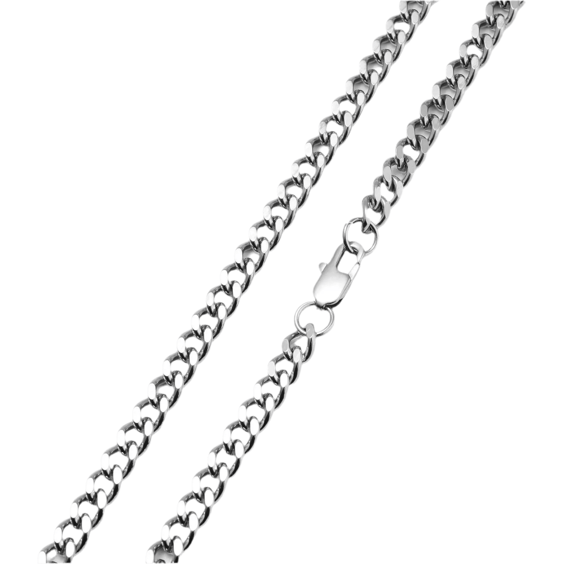 Halskette "Alex - Alexander", schlicht, silber, unisex - Halskette - flyliving