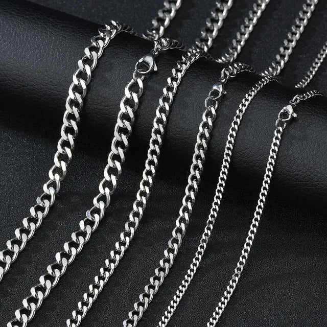 Halskette "Alex - Alexander", schlicht, silber, unisex - Halskette - flyliving