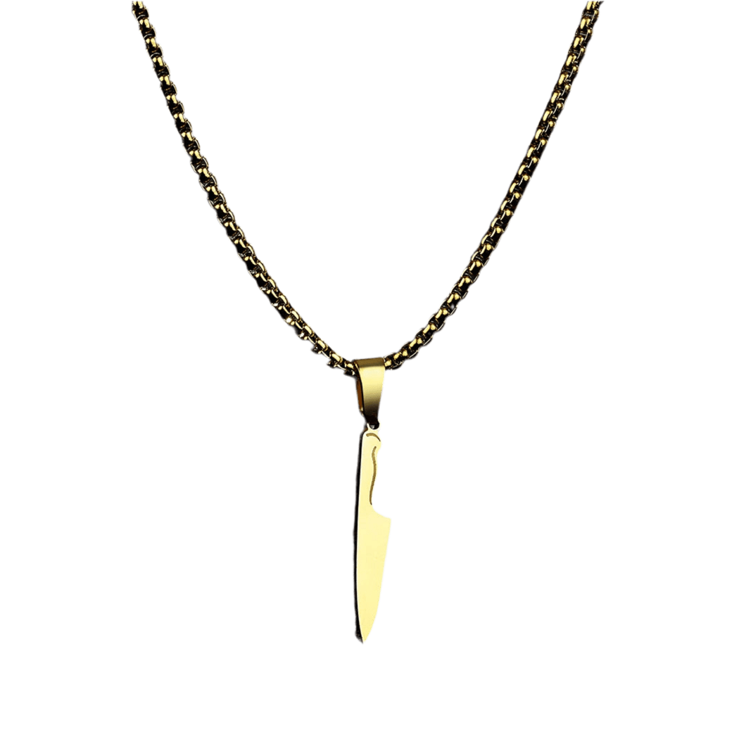 Halskette "Laura", Messer, unisex, aus Edelstahl - Halskette - flyliving