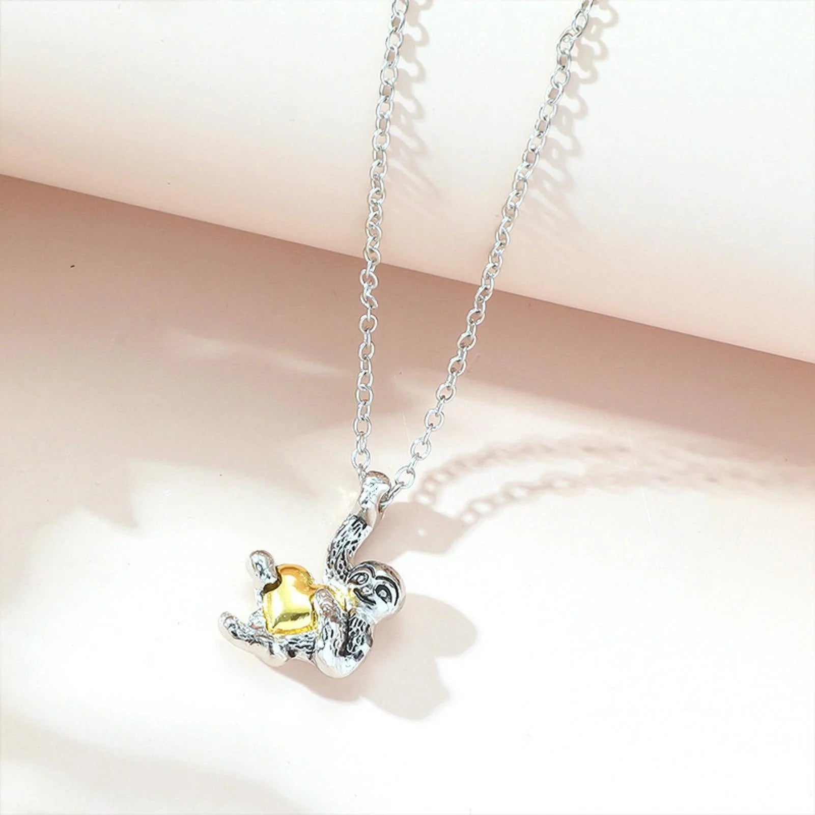 Halskette "Steven der Sloth", aus Silber - Halskette - flyliving
