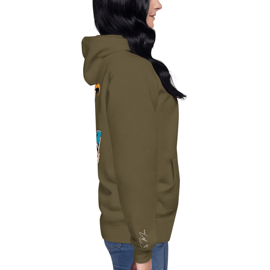 Hoodie "be social" - Hoodie - flyliving