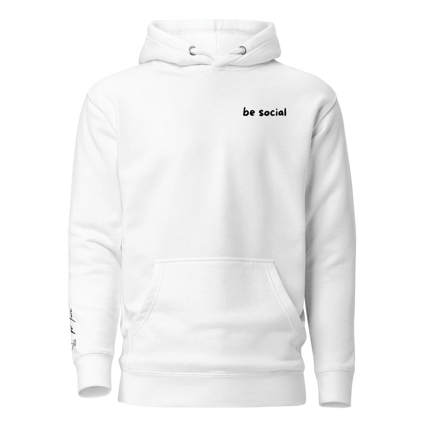 Hoodie "be social" - Hoodie - flyliving