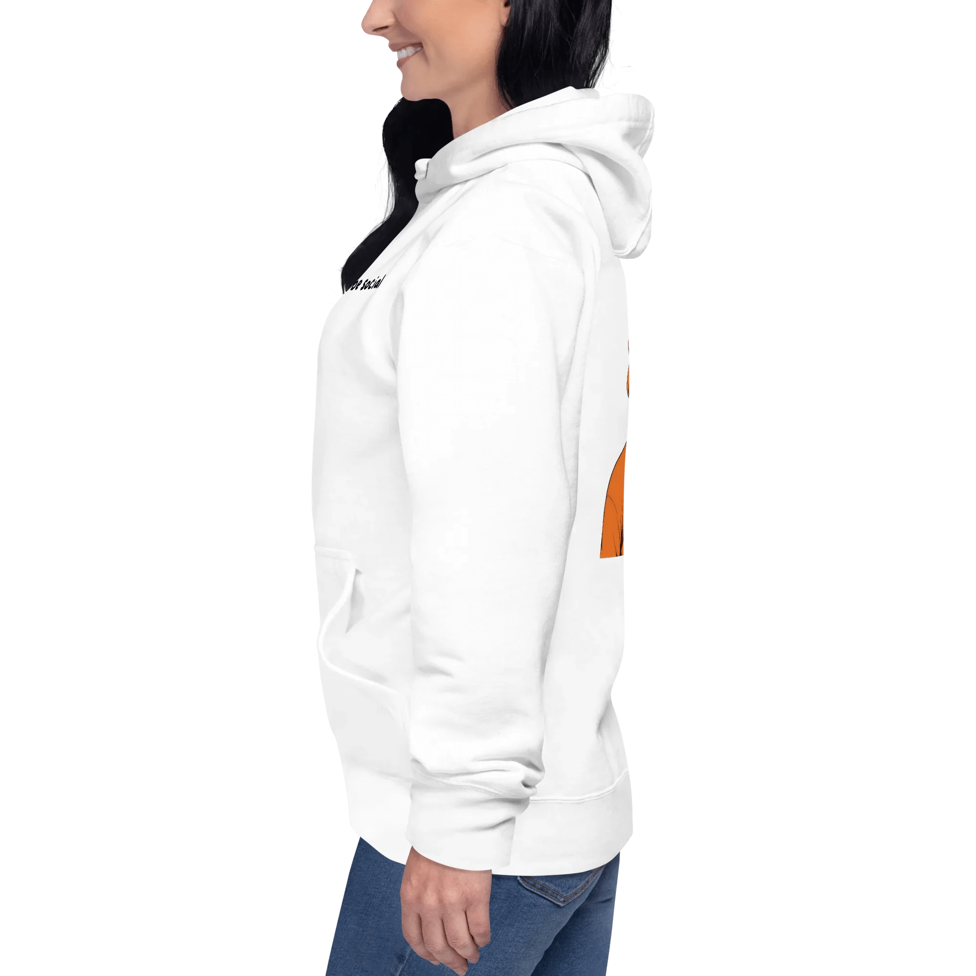 Hoodie "be social" - Hoodie - flyliving