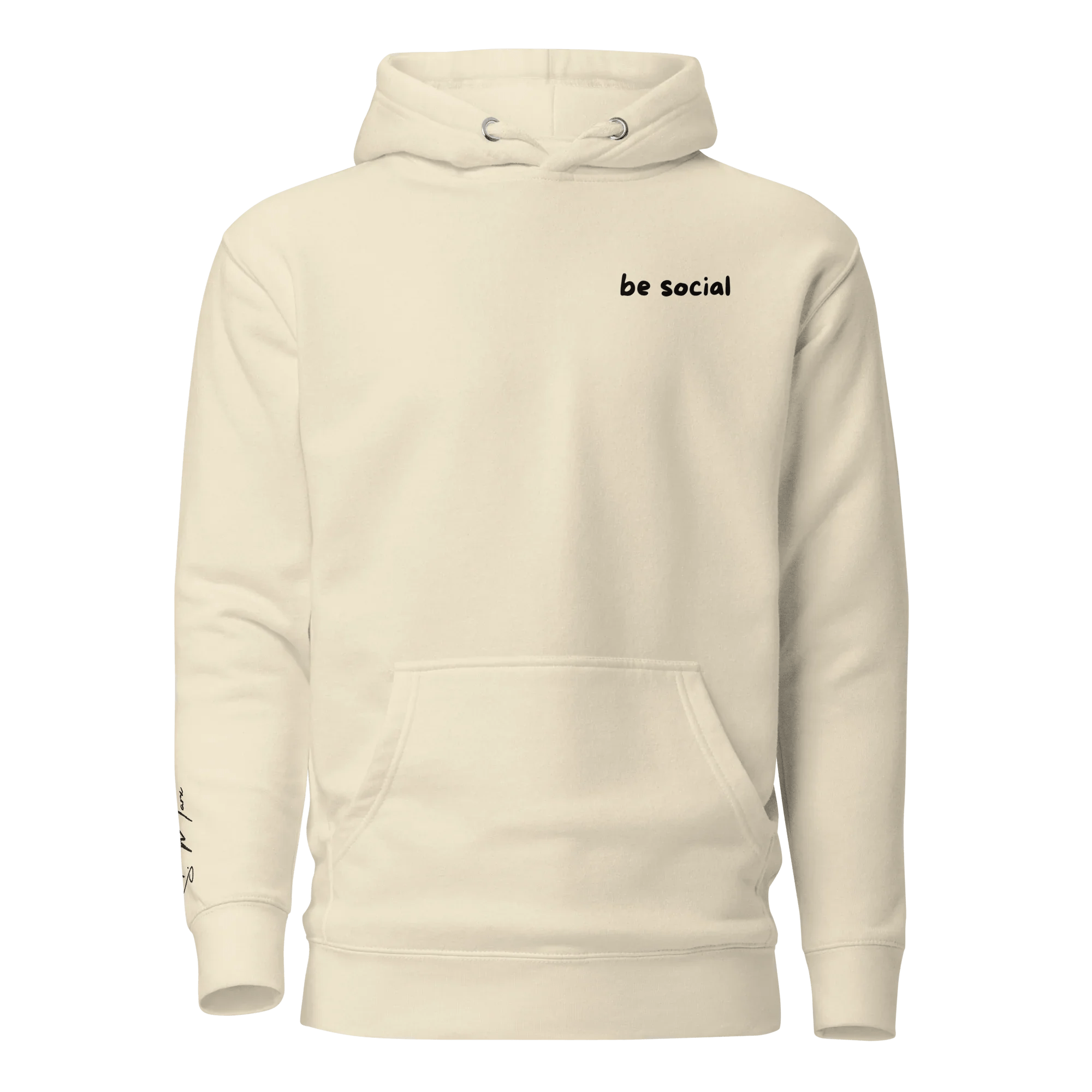 Hoodie "be social" - Hoodie - flyliving