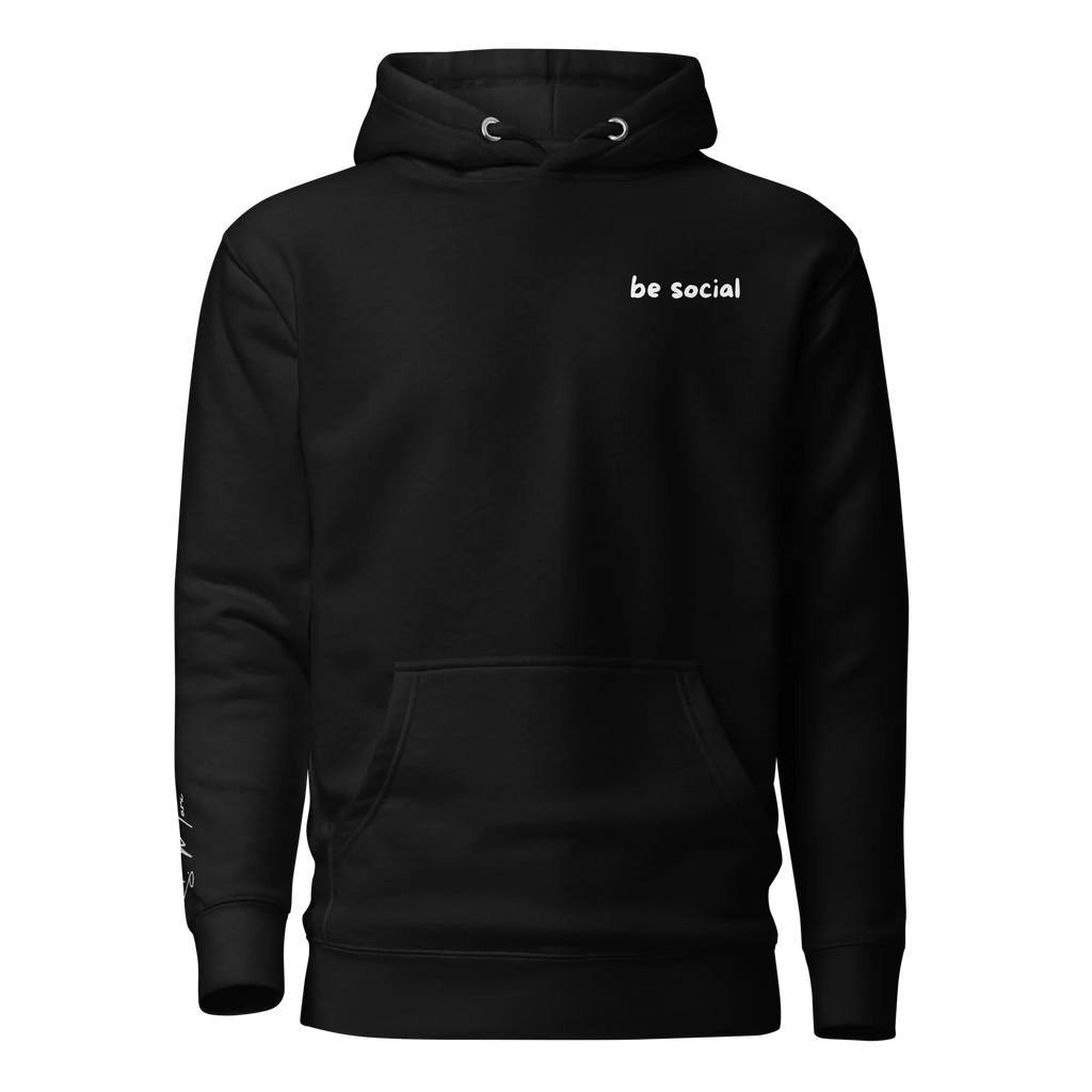Hoodie "be social" - Hoodie - flyliving