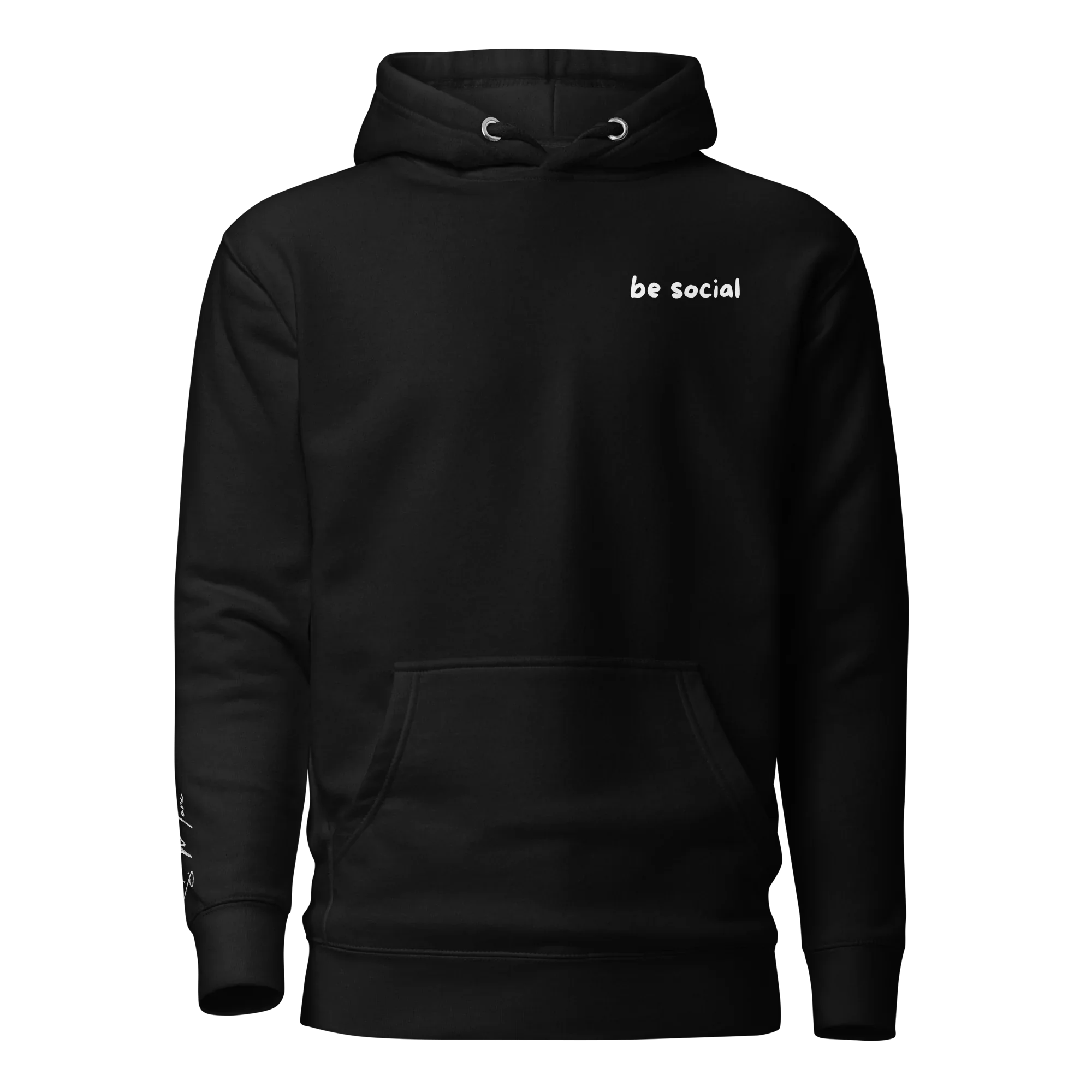 Hoodie "be social" - Hoodie - flyliving