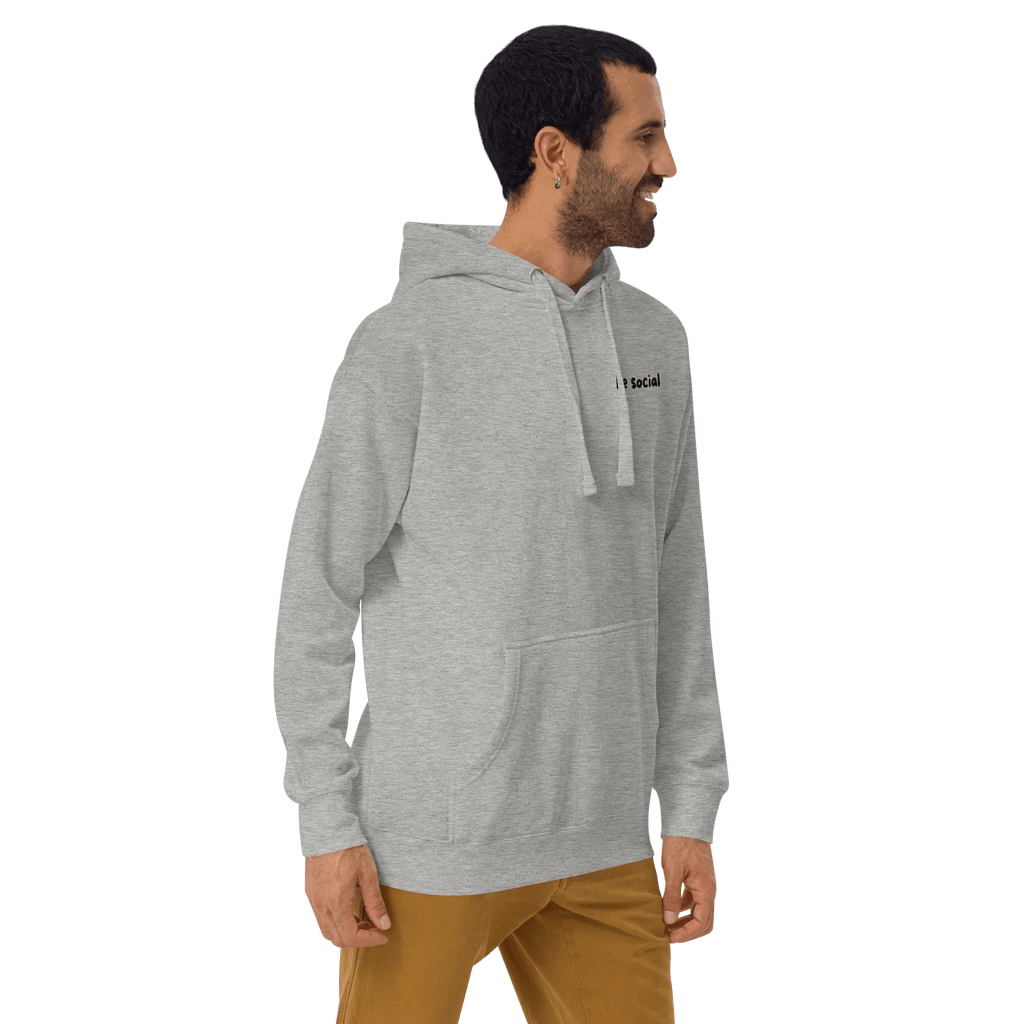 Hoodie "be social" - Hoodie - flyliving