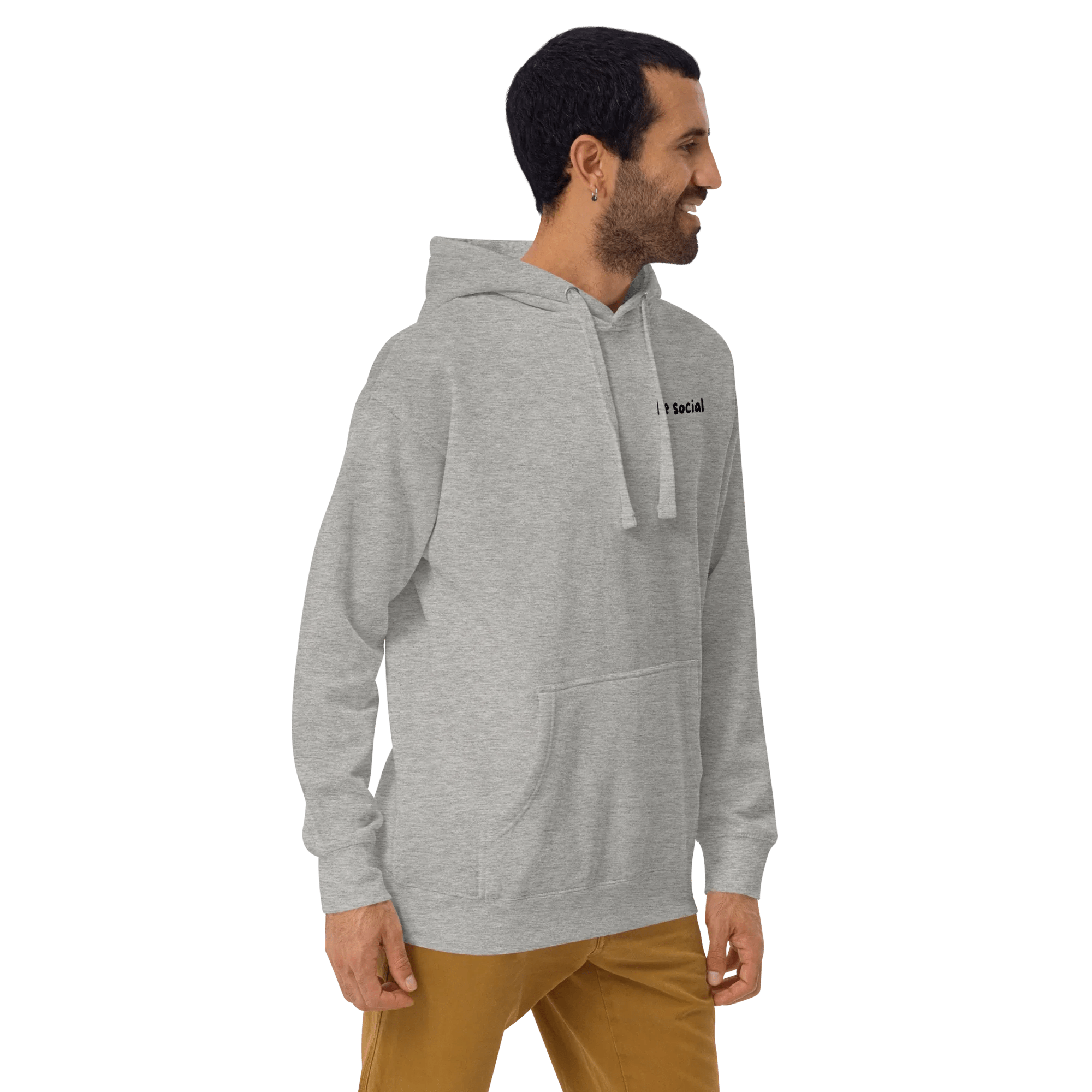 Hoodie "be social" - Hoodie - flyliving