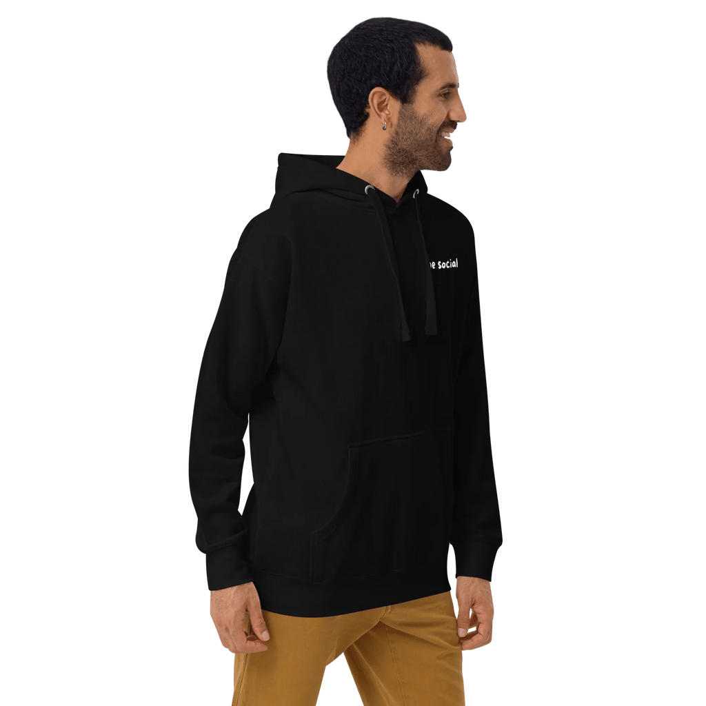 Hoodie "be social" - Hoodie - flyliving
