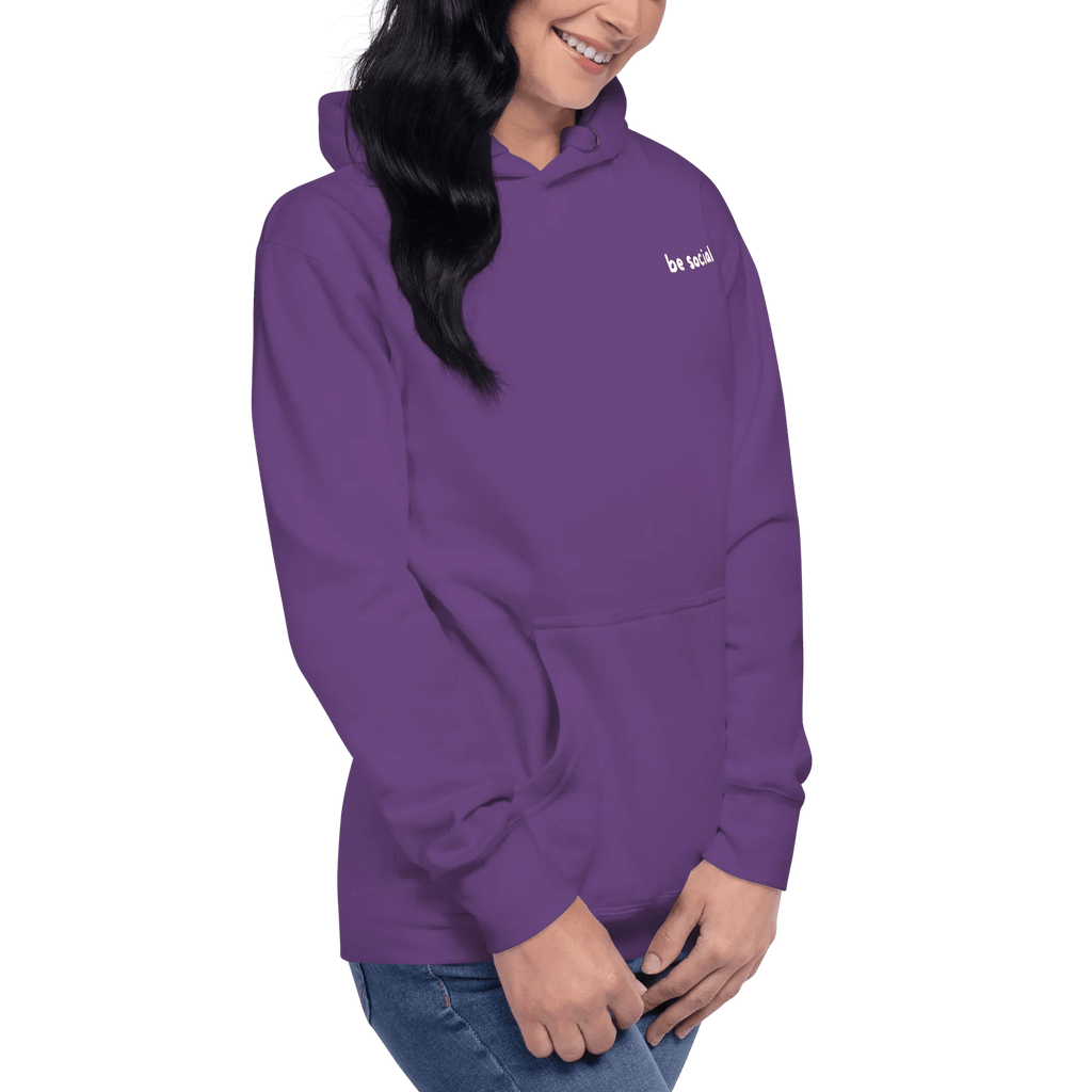 Hoodie "be social" - Hoodie - flyliving