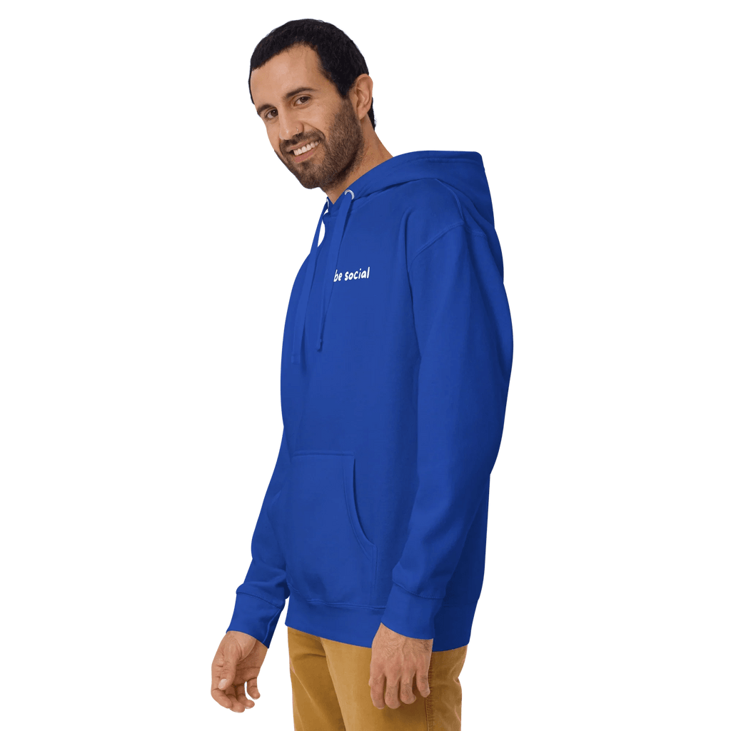 Hoodie "be social" - Hoodie - flyliving