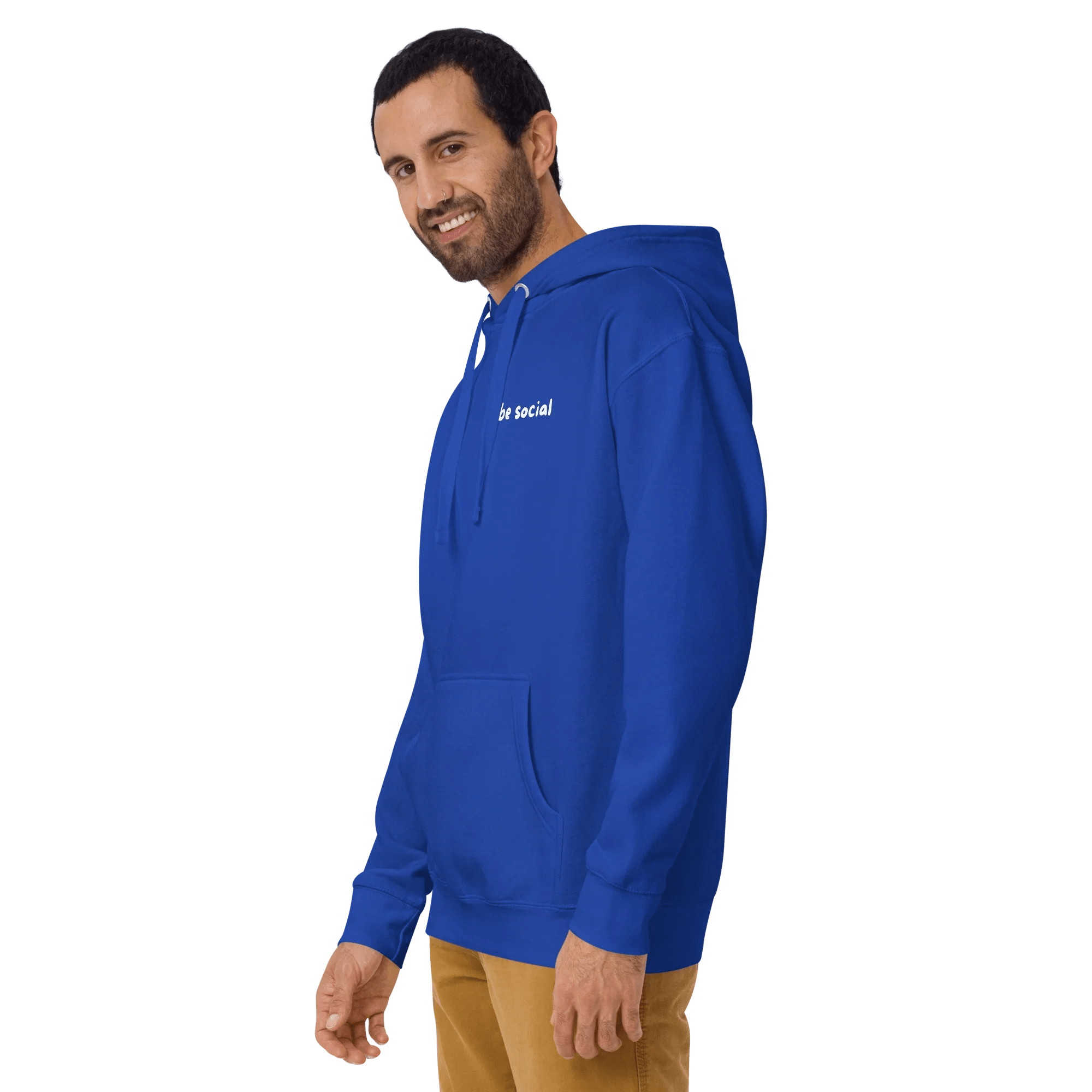 Hoodie "be social" - Hoodie - flyliving