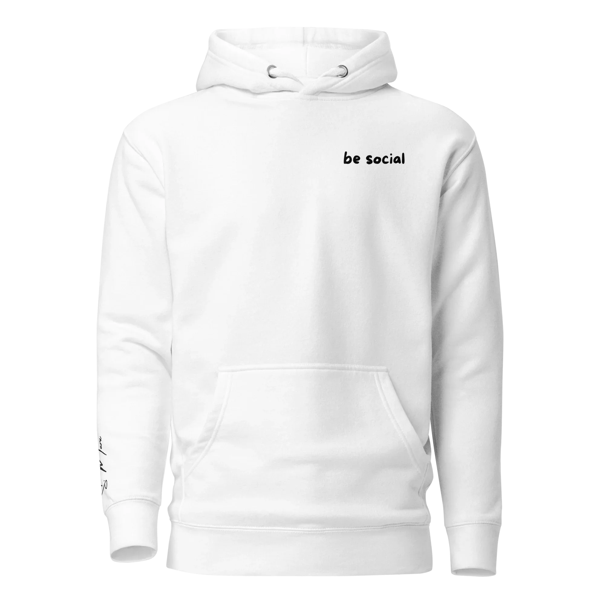 Hoodie "be social" - Hoodie - flyliving