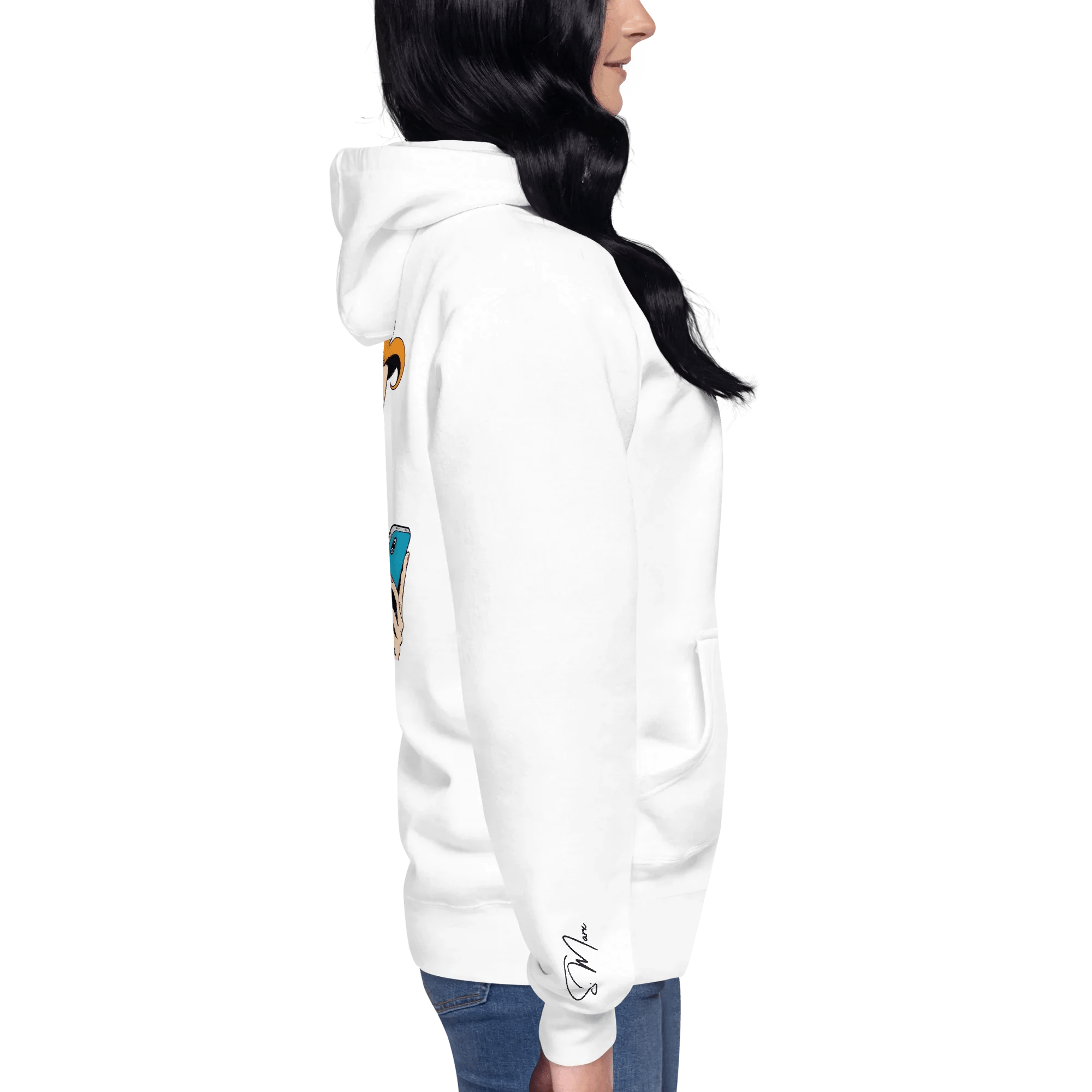 Hoodie "be social" - Hoodie - flyliving