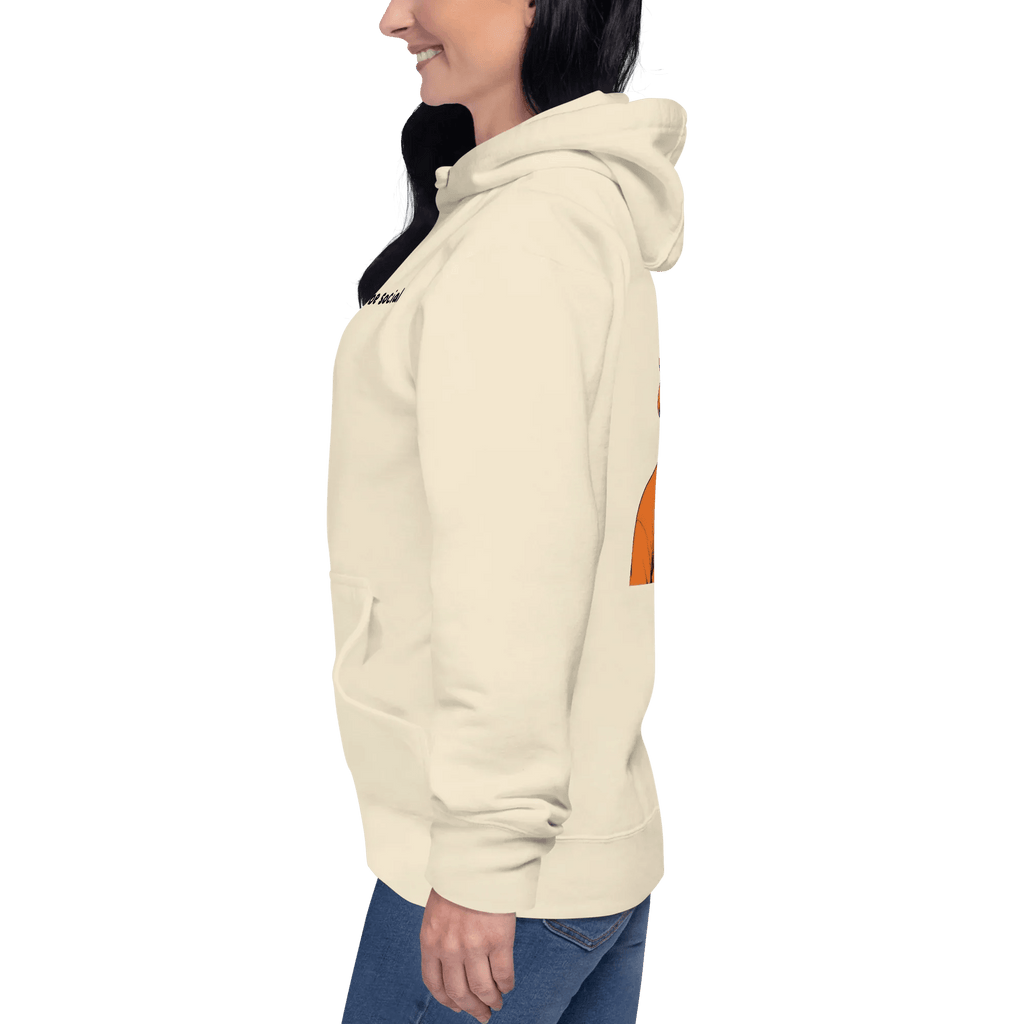 Hoodie "be social" - Hoodie - flyliving