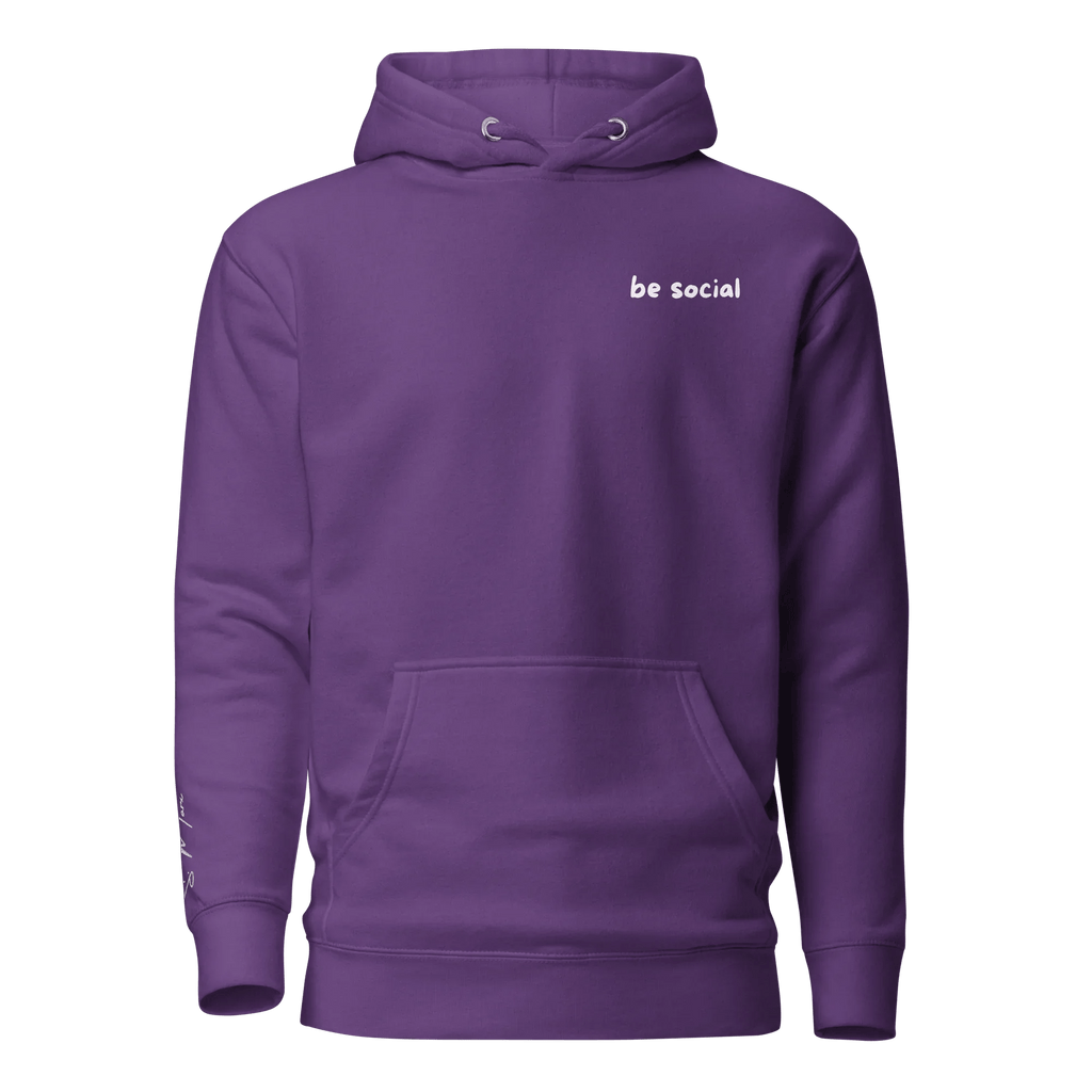 Hoodie "be social" - Hoodie - flyliving