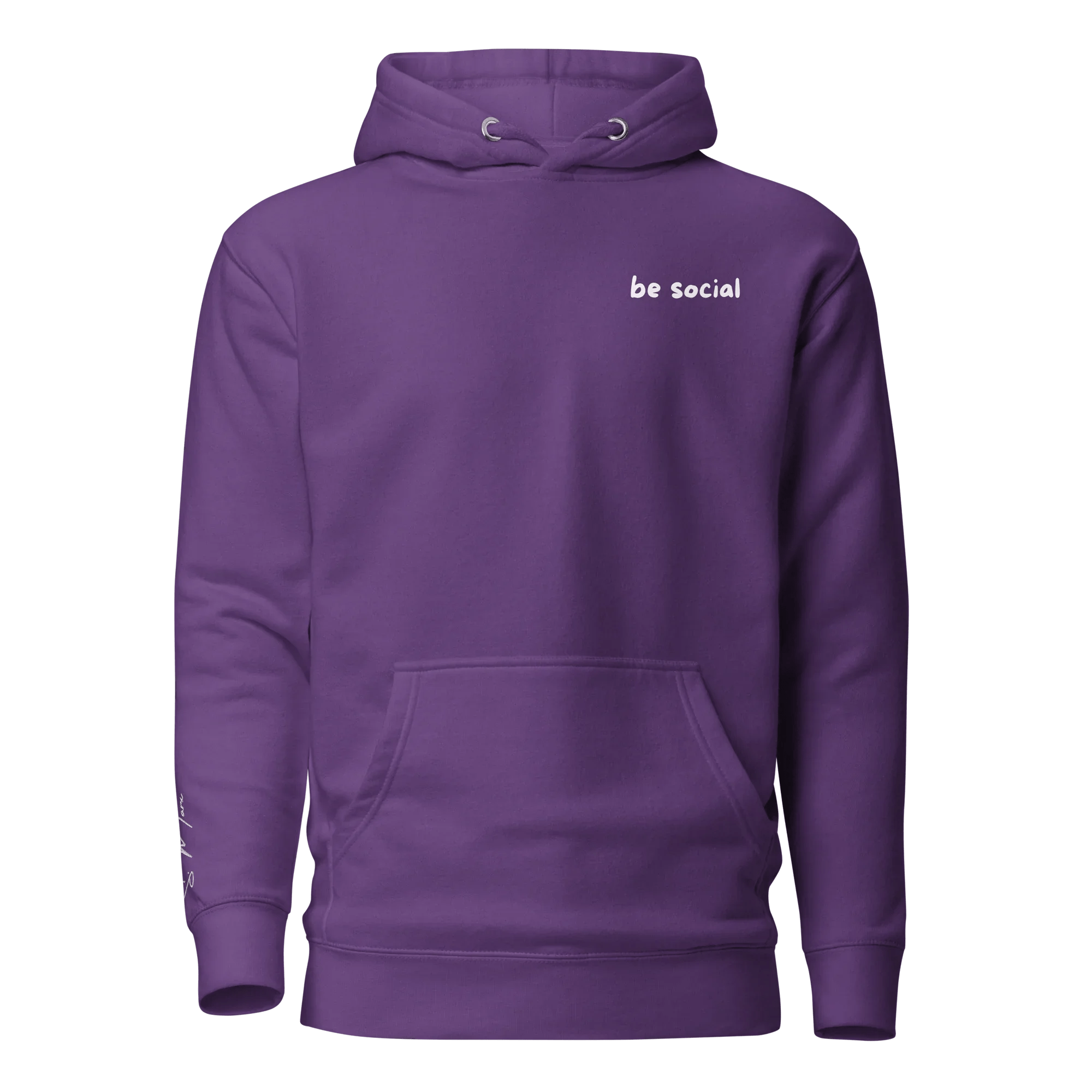 Hoodie "be social" - Hoodie - flyliving