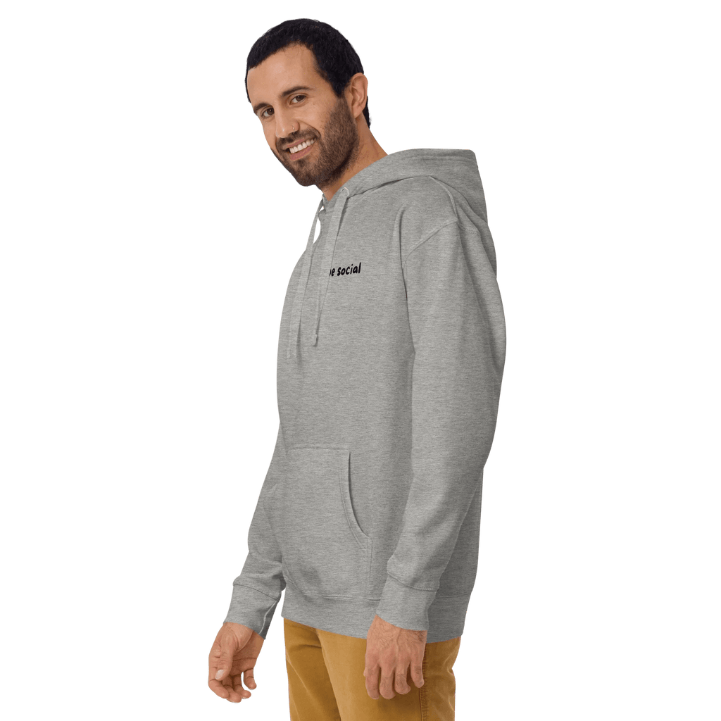 Hoodie "be social" - Hoodie - flyliving