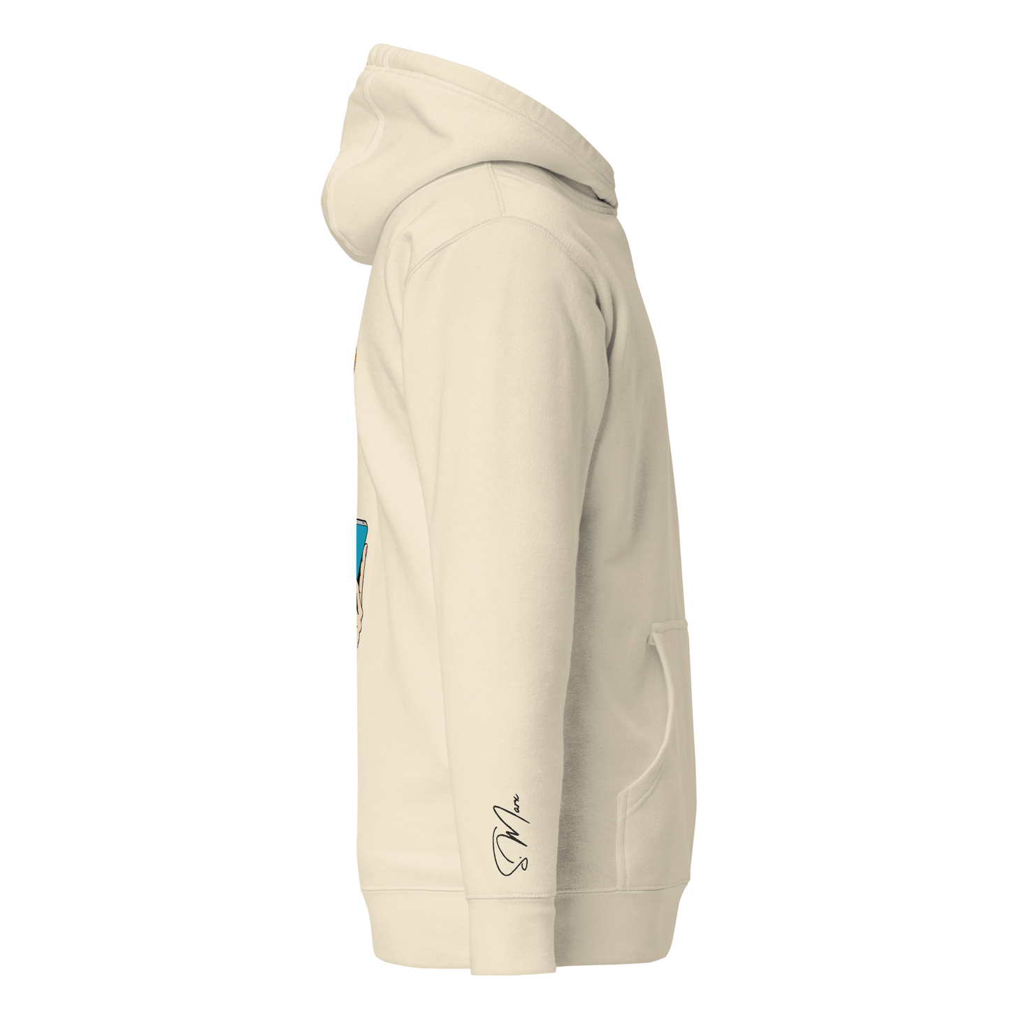 Hoodie "be social" - Hoodie - flyliving