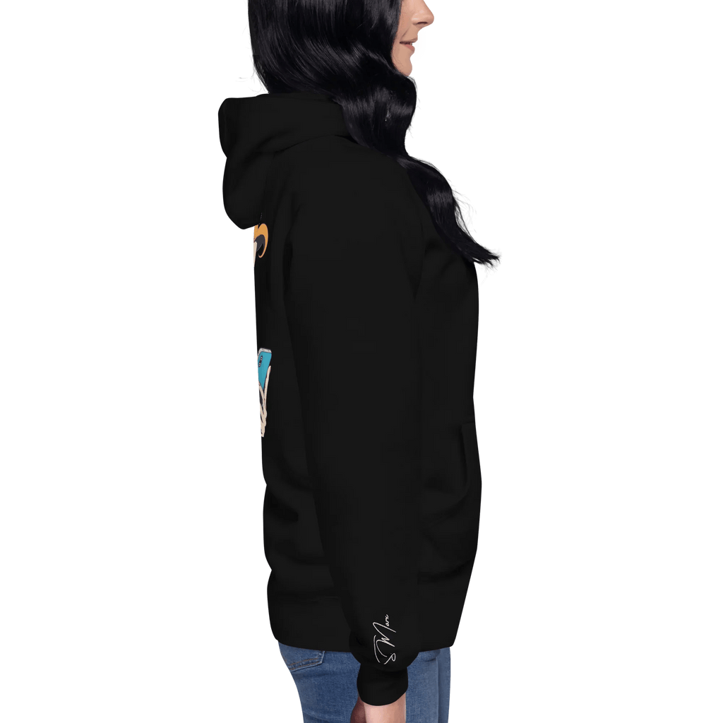 Hoodie "be social" - Hoodie - flyliving