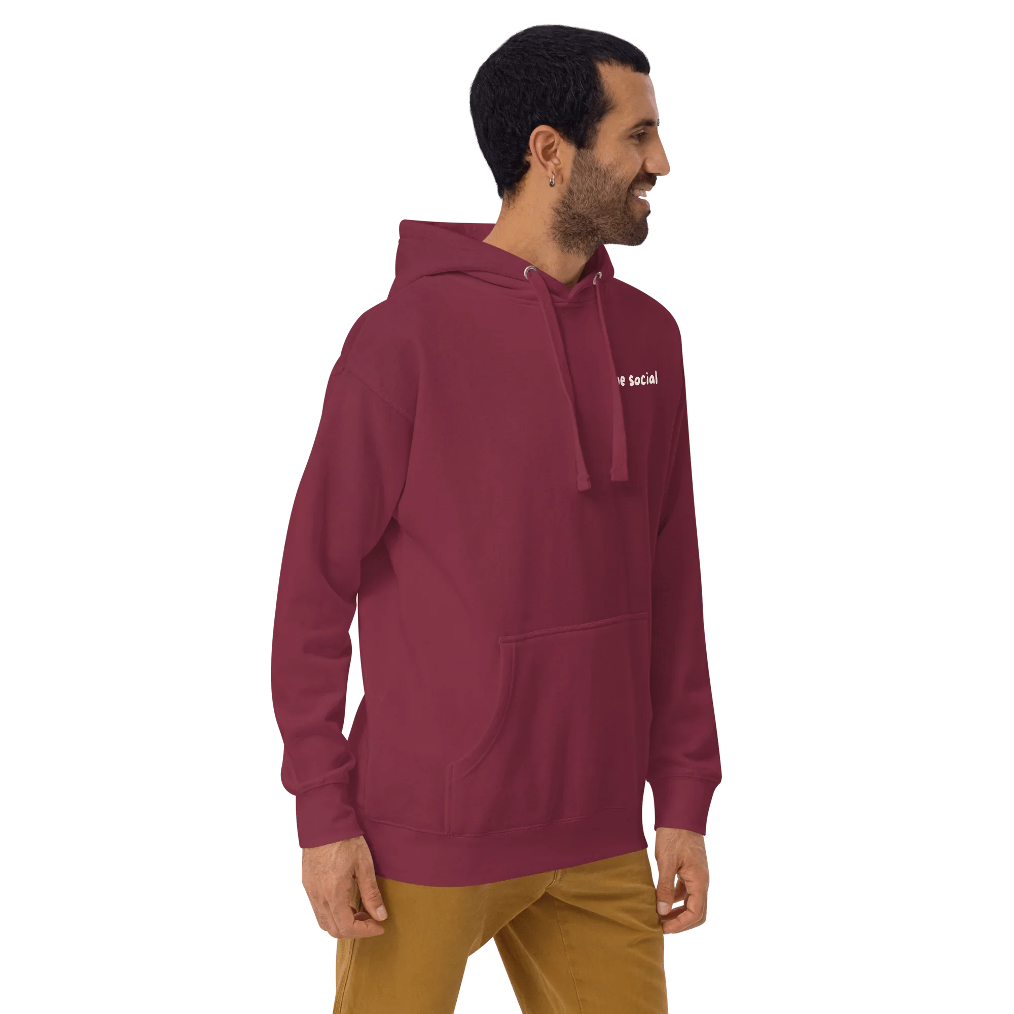 Hoodie "be social" - Hoodie - flyliving