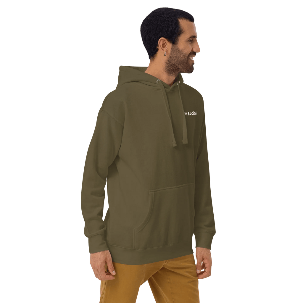 Hoodie "be social" - Hoodie - flyliving