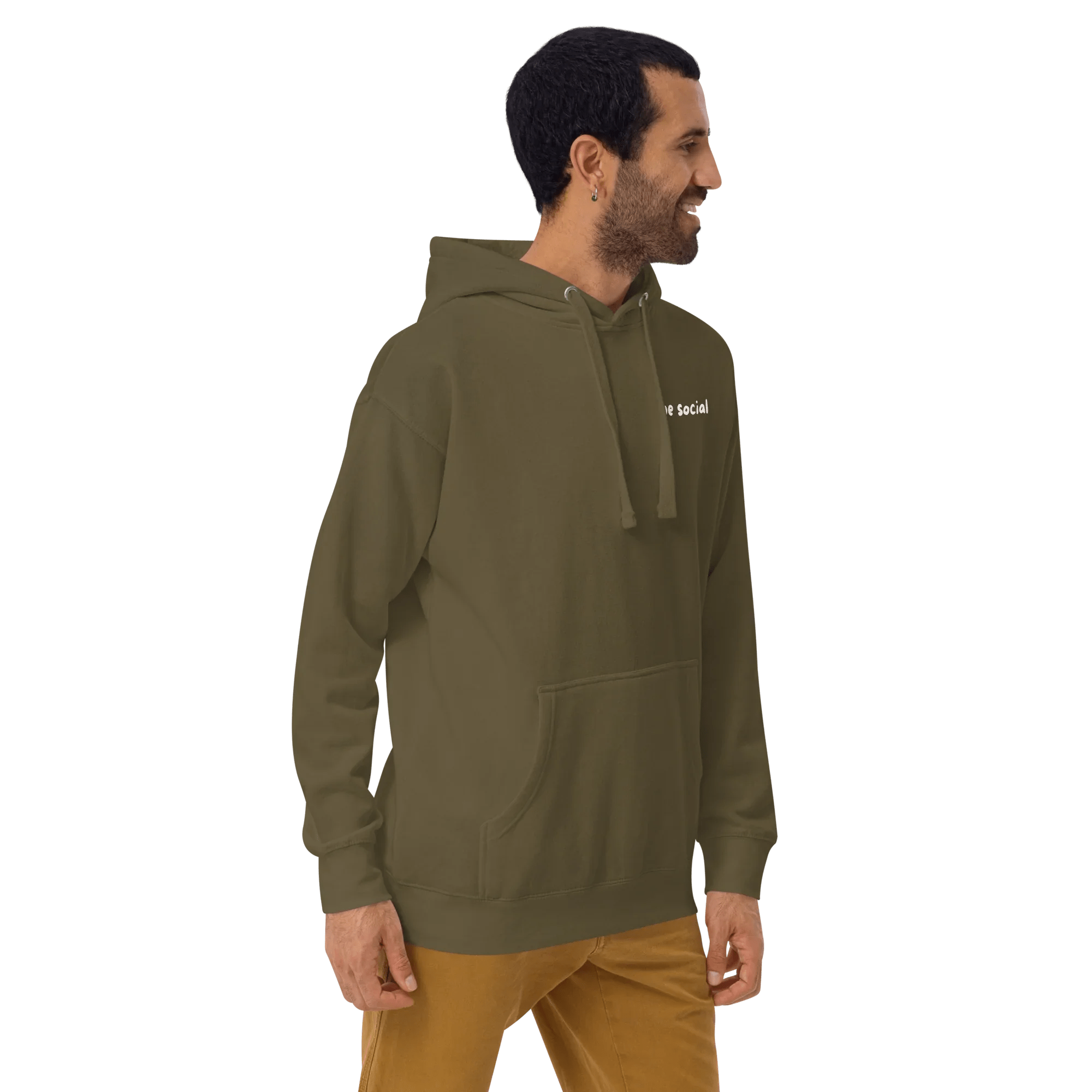 Hoodie "be social" - Hoodie - flyliving