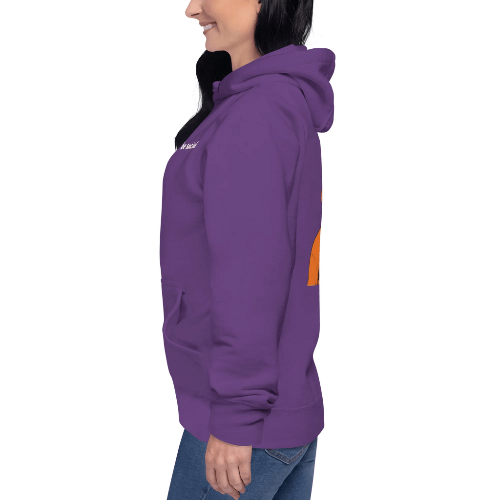 Hoodie "be social" - Hoodie - flyliving