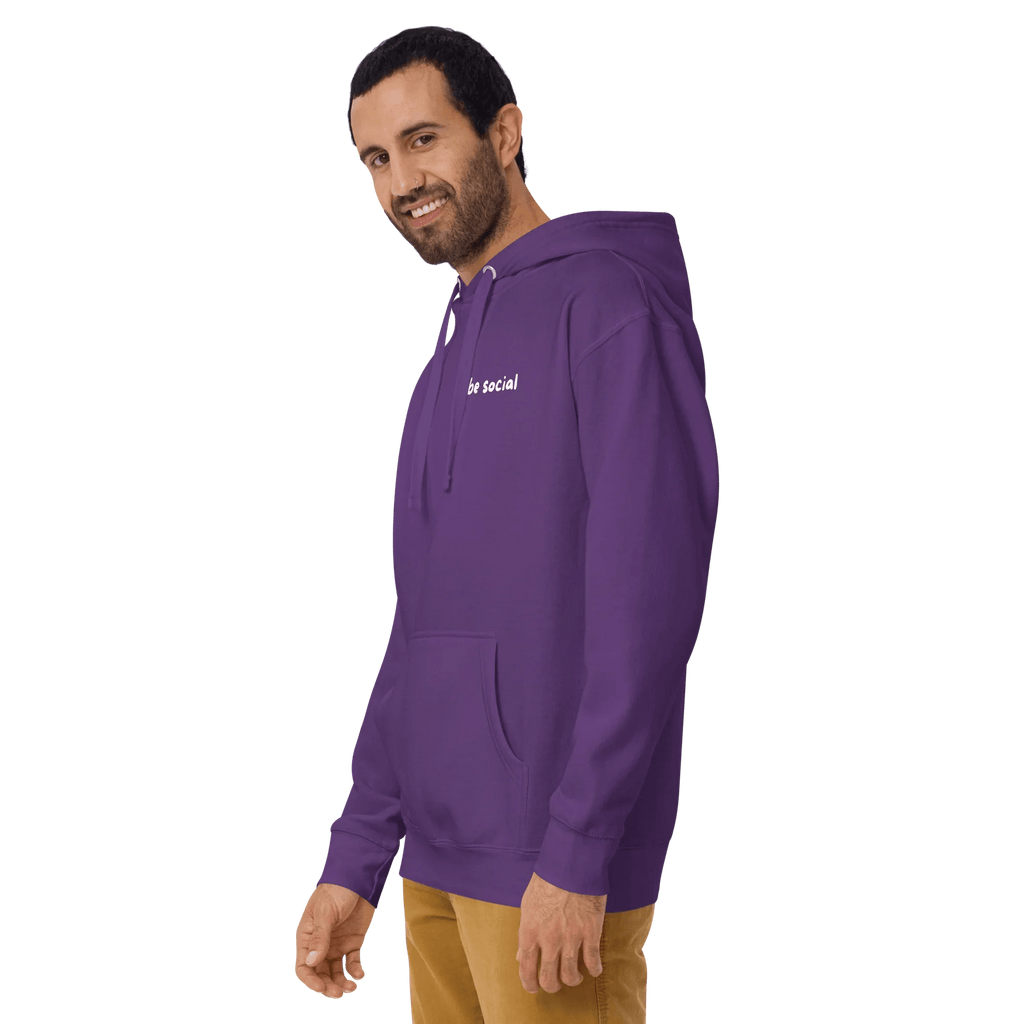 Hoodie "be social" - Hoodie - flyliving