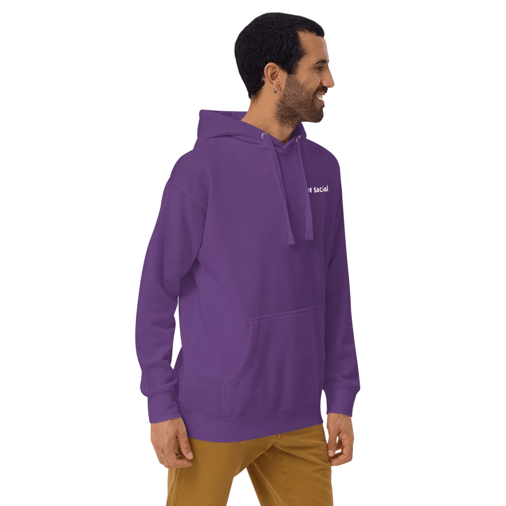 Hoodie "be social" - Hoodie - flyliving