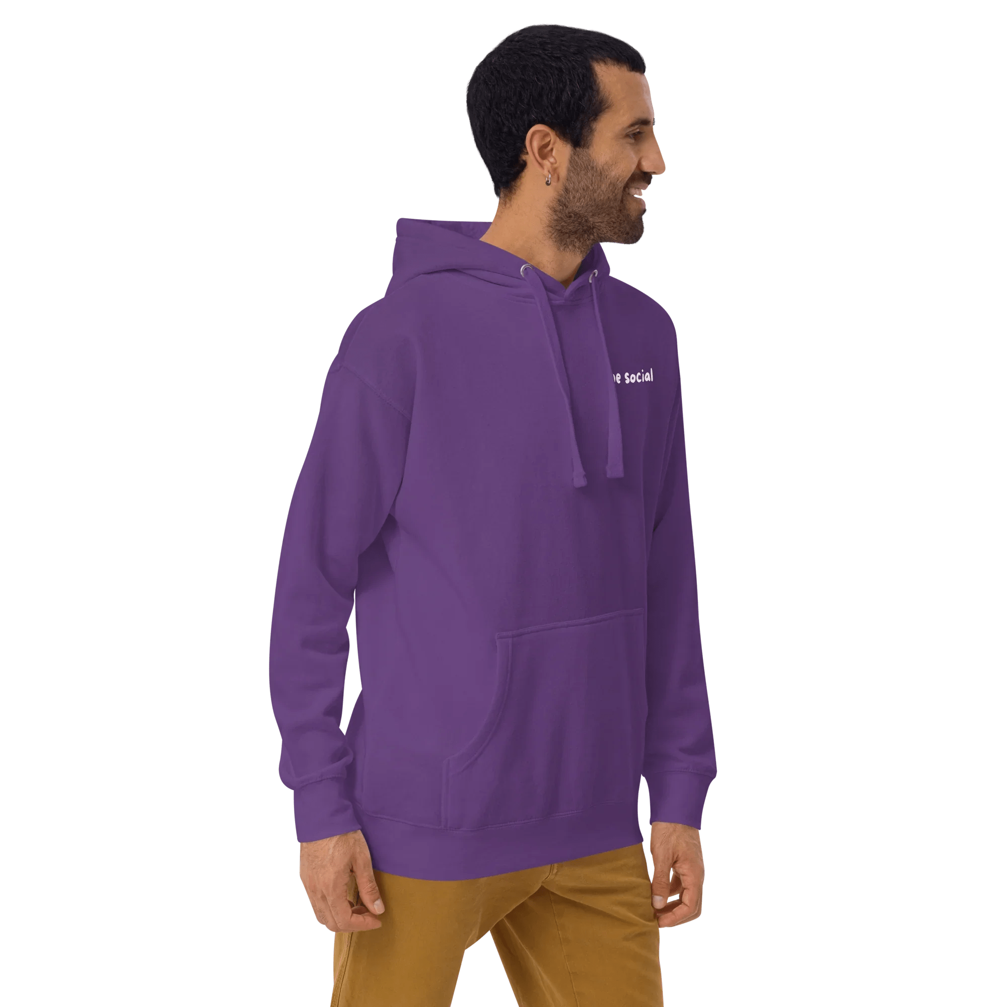 Hoodie "be social" - Hoodie - flyliving