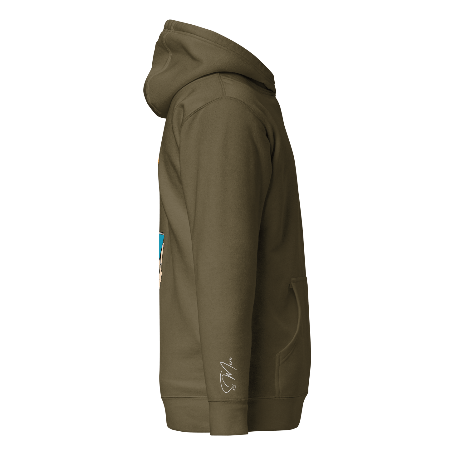 Hoodie "be social" - Hoodie - flyliving