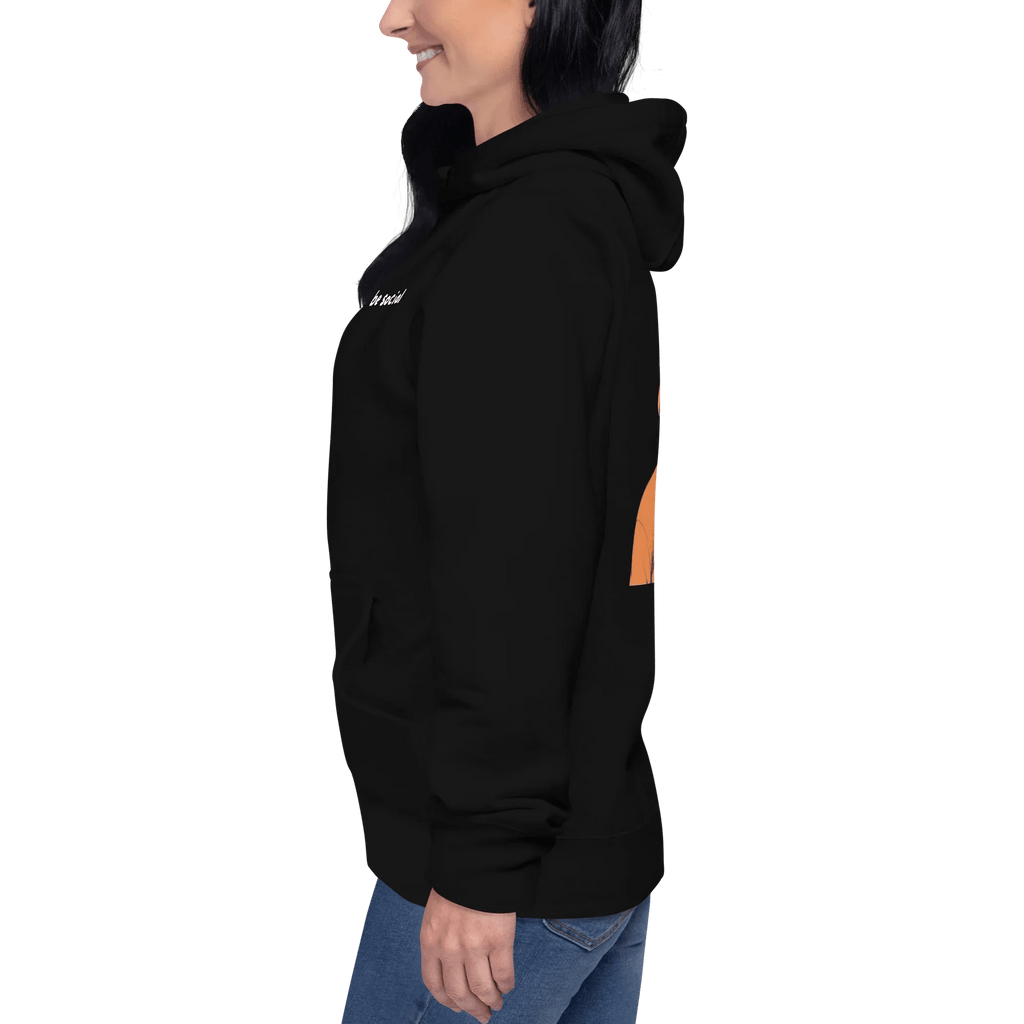 Hoodie "be social" - Hoodie - flyliving