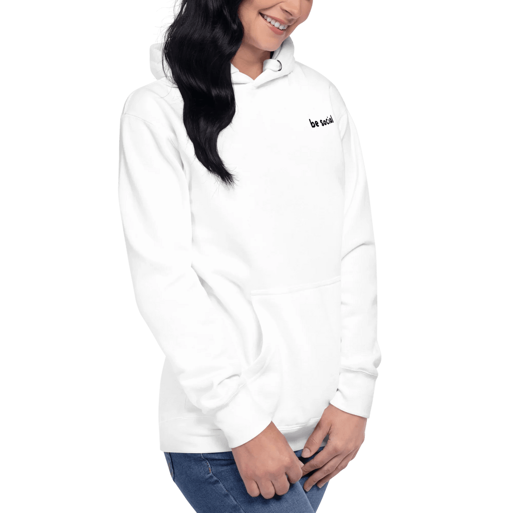 Hoodie "be social" - Hoodie - flyliving