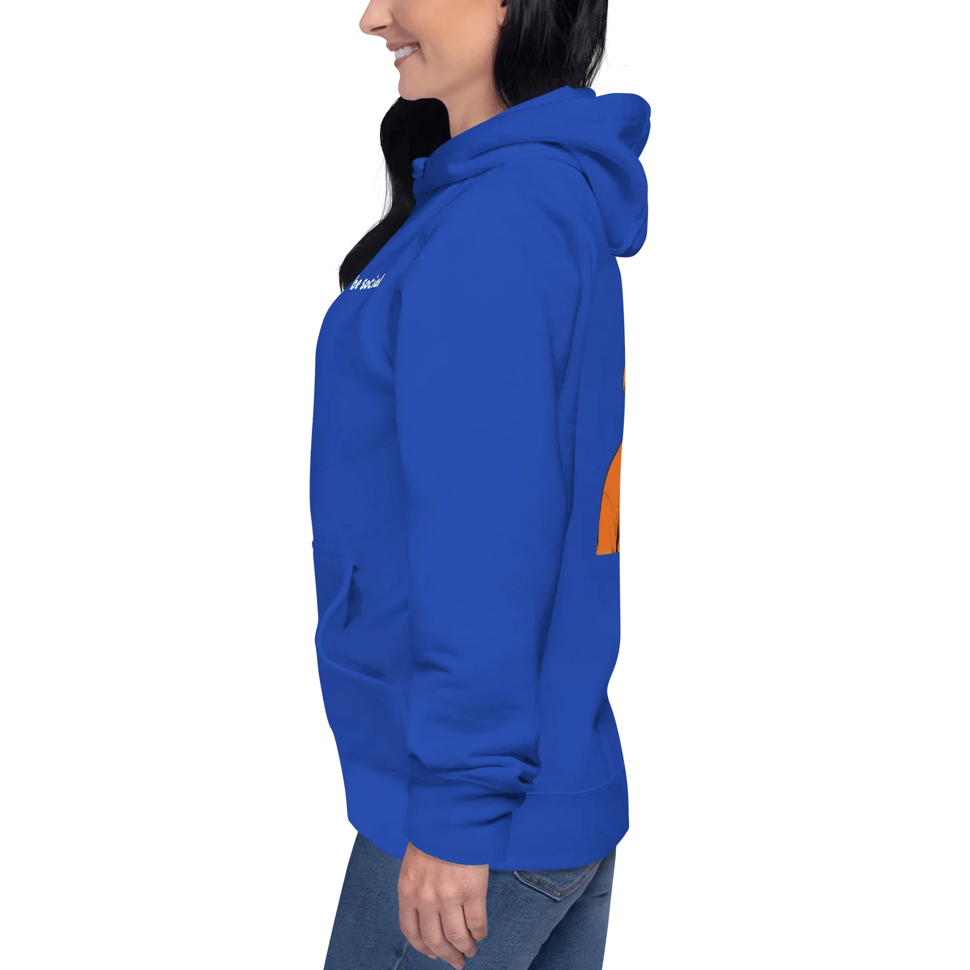 Hoodie "be social" - Hoodie - flyliving