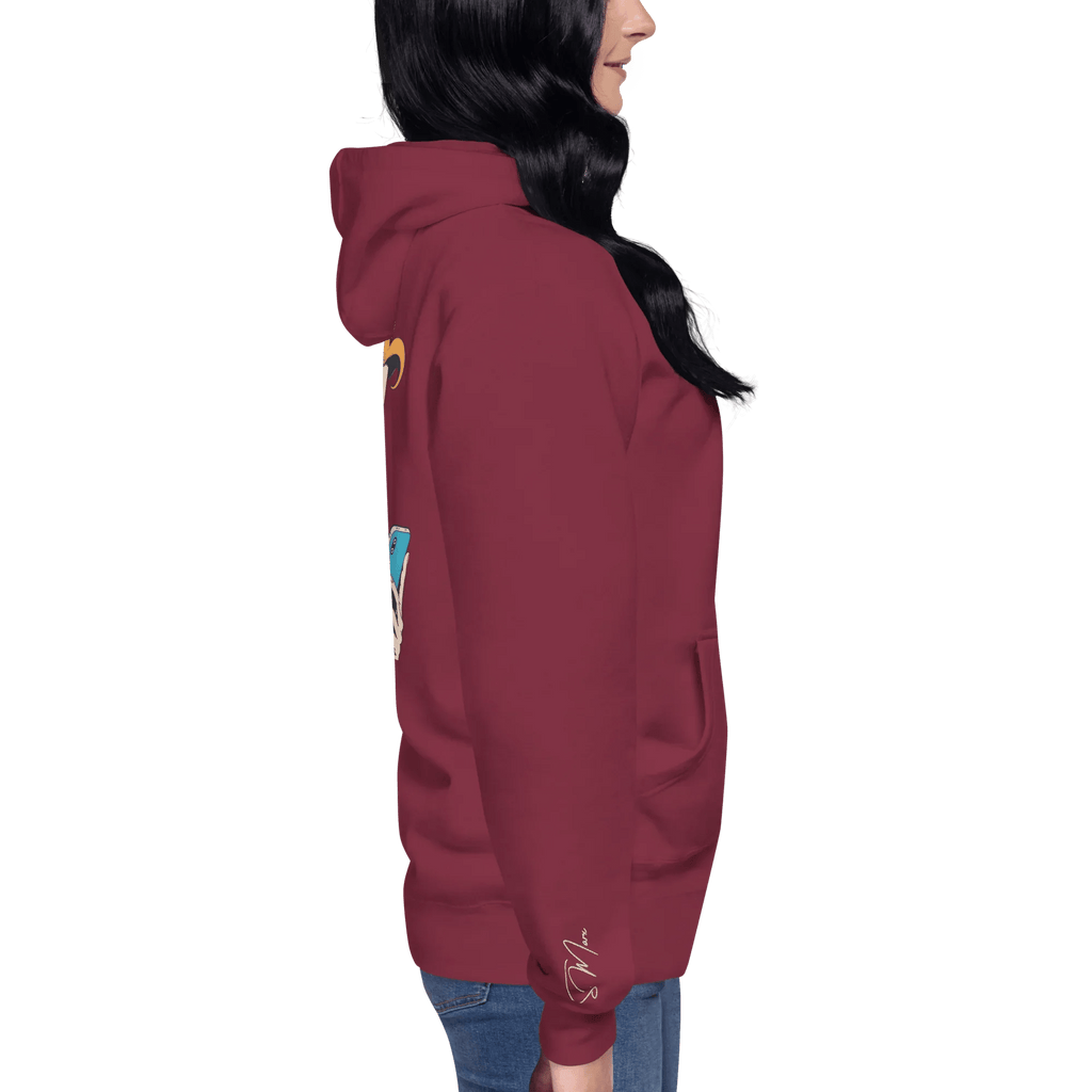 Hoodie "be social" - Hoodie - flyliving