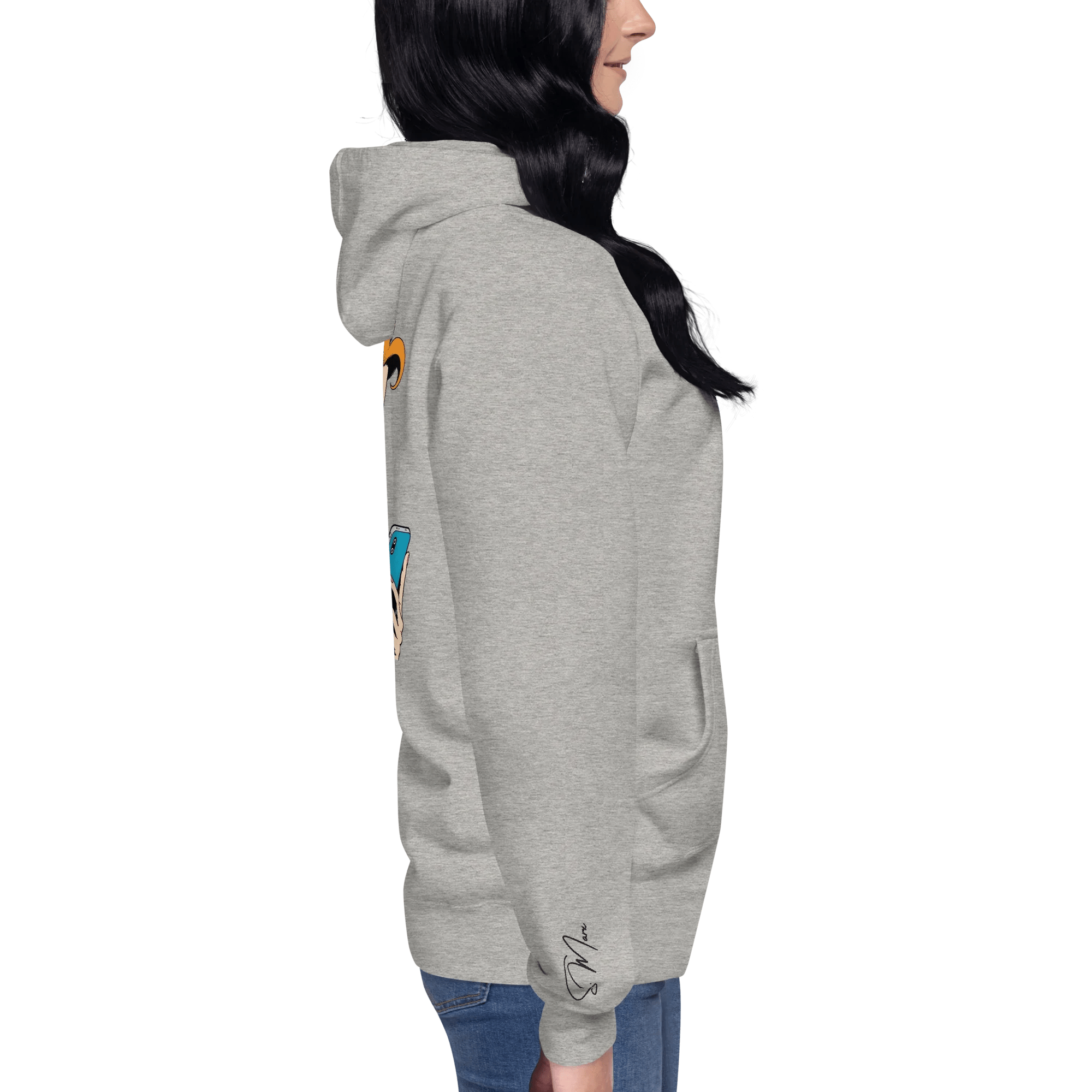 Hoodie "be social" - Hoodie - flyliving