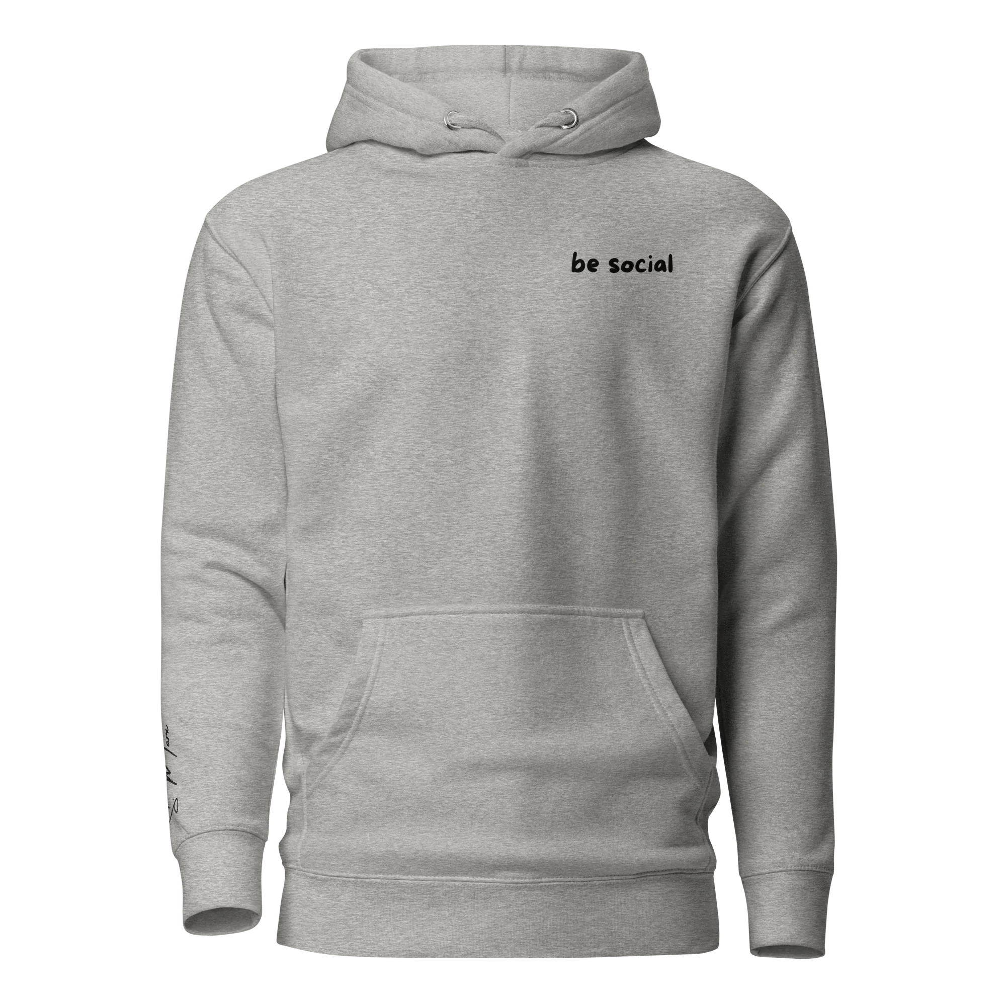 Hoodie "be social" - Hoodie - flyliving