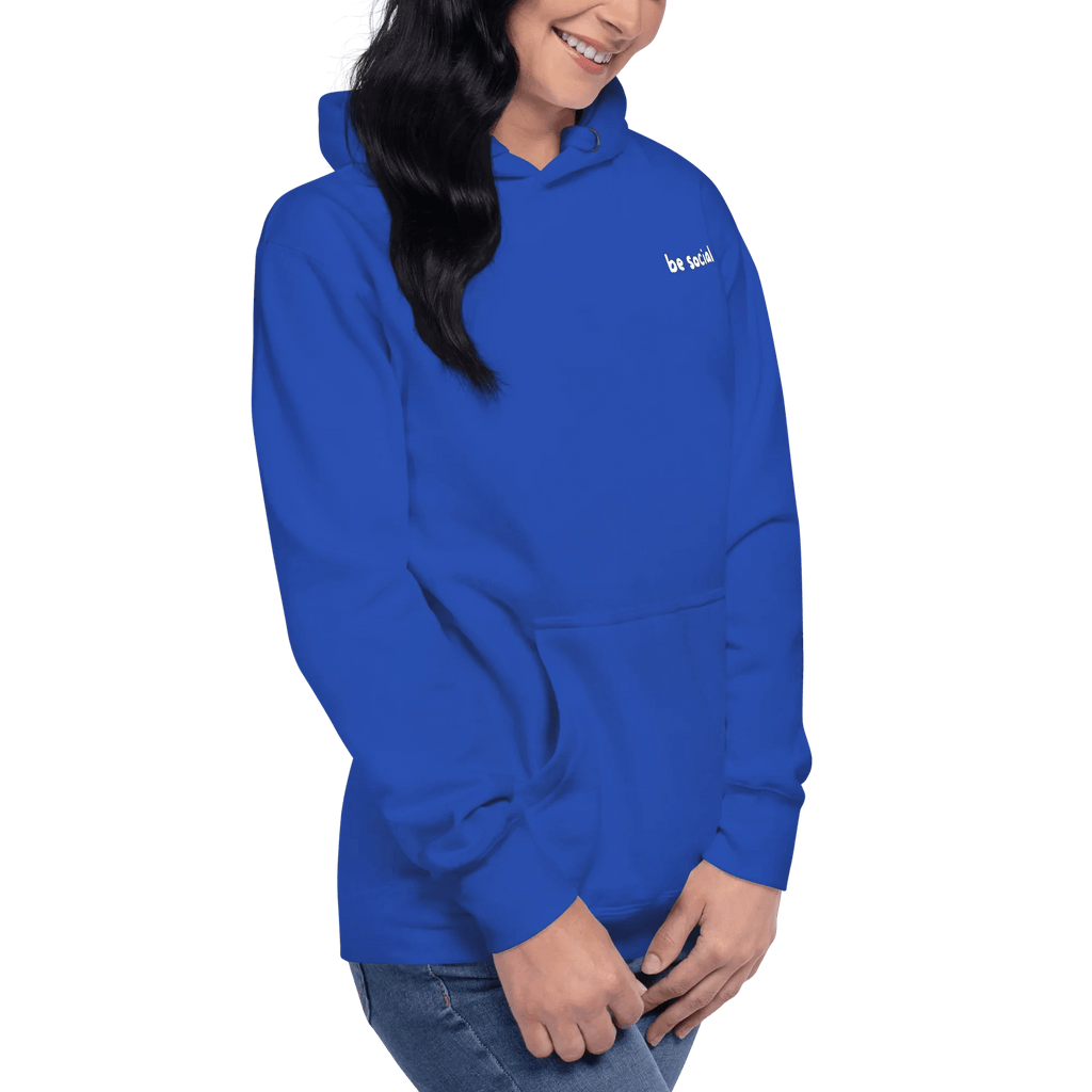 Hoodie "be social" - Hoodie - flyliving