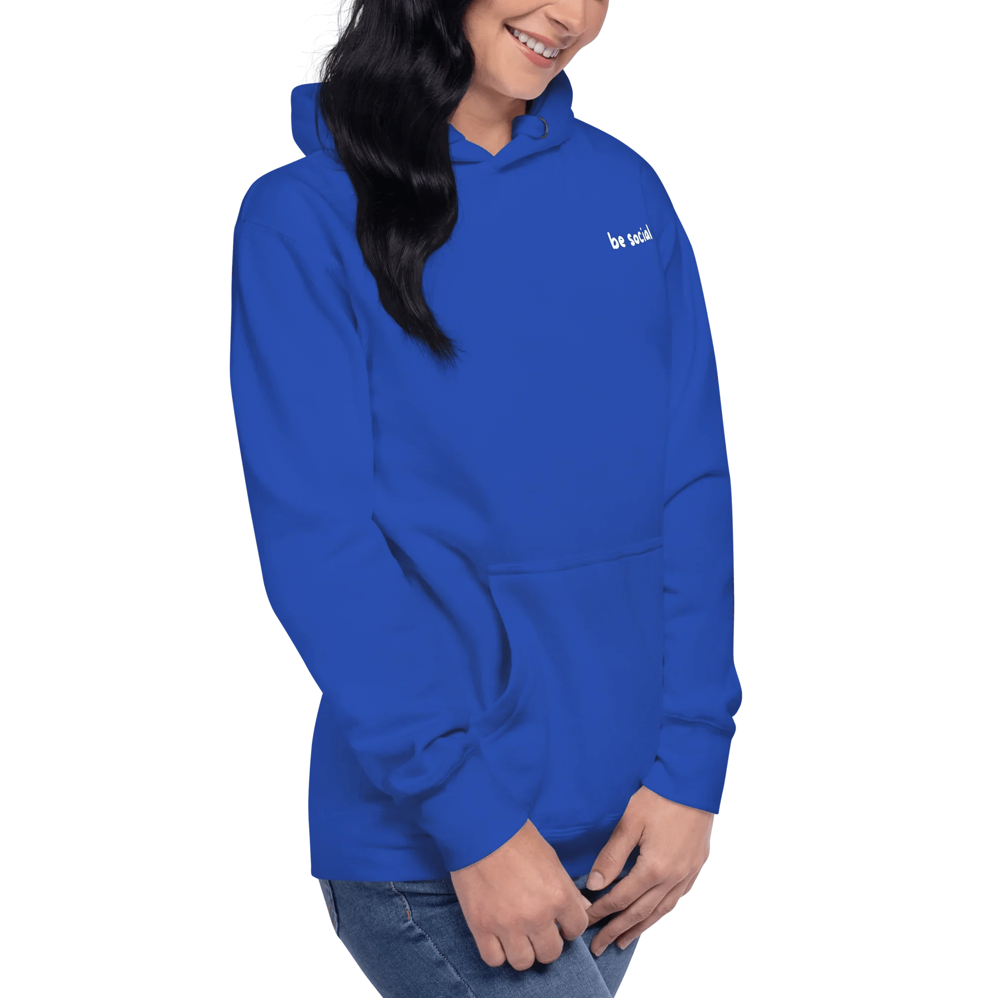 Hoodie "be social" - Hoodie - flyliving